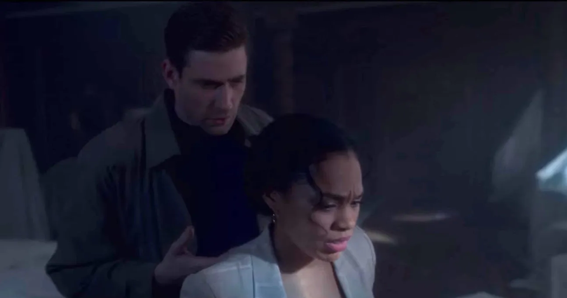 Oliver Jackson-Cohen and Tahirah Sharif in The Haunting of Bly Manor (2020)