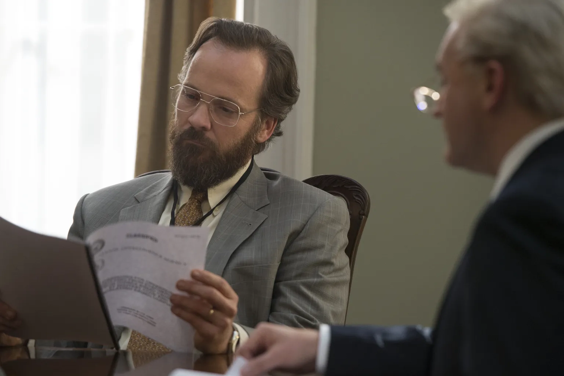 Peter Sarsgaard and Michael Stuhlbarg in The Looming Tower (2018)