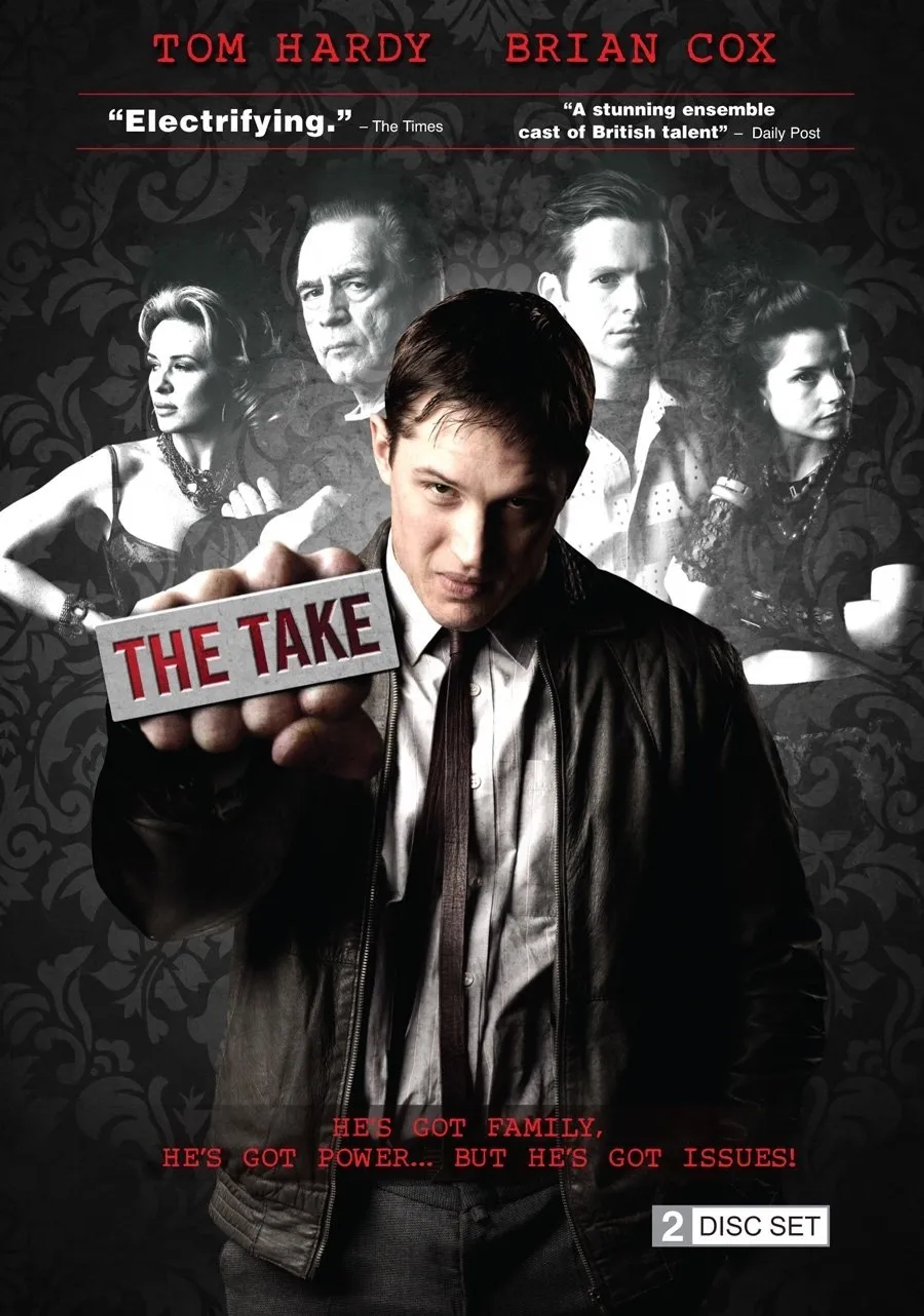 Brian Cox, Tom Hardy, Shaun Evans, Kierston Wareing, and Charlotte Riley in The Take (2009)