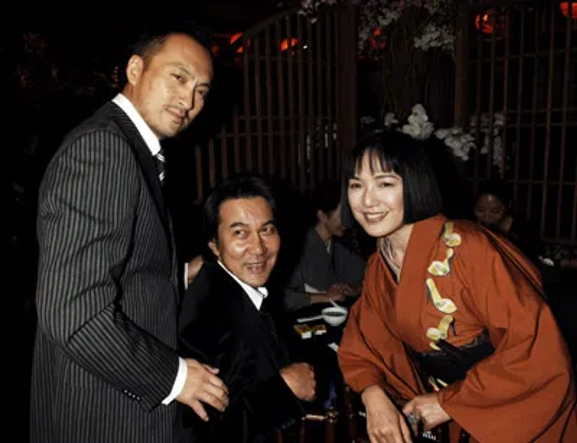 Kaori Momoi, Ken Watanabe, and Koji Yakusho at an event for Memoirs of a Geisha (2005)