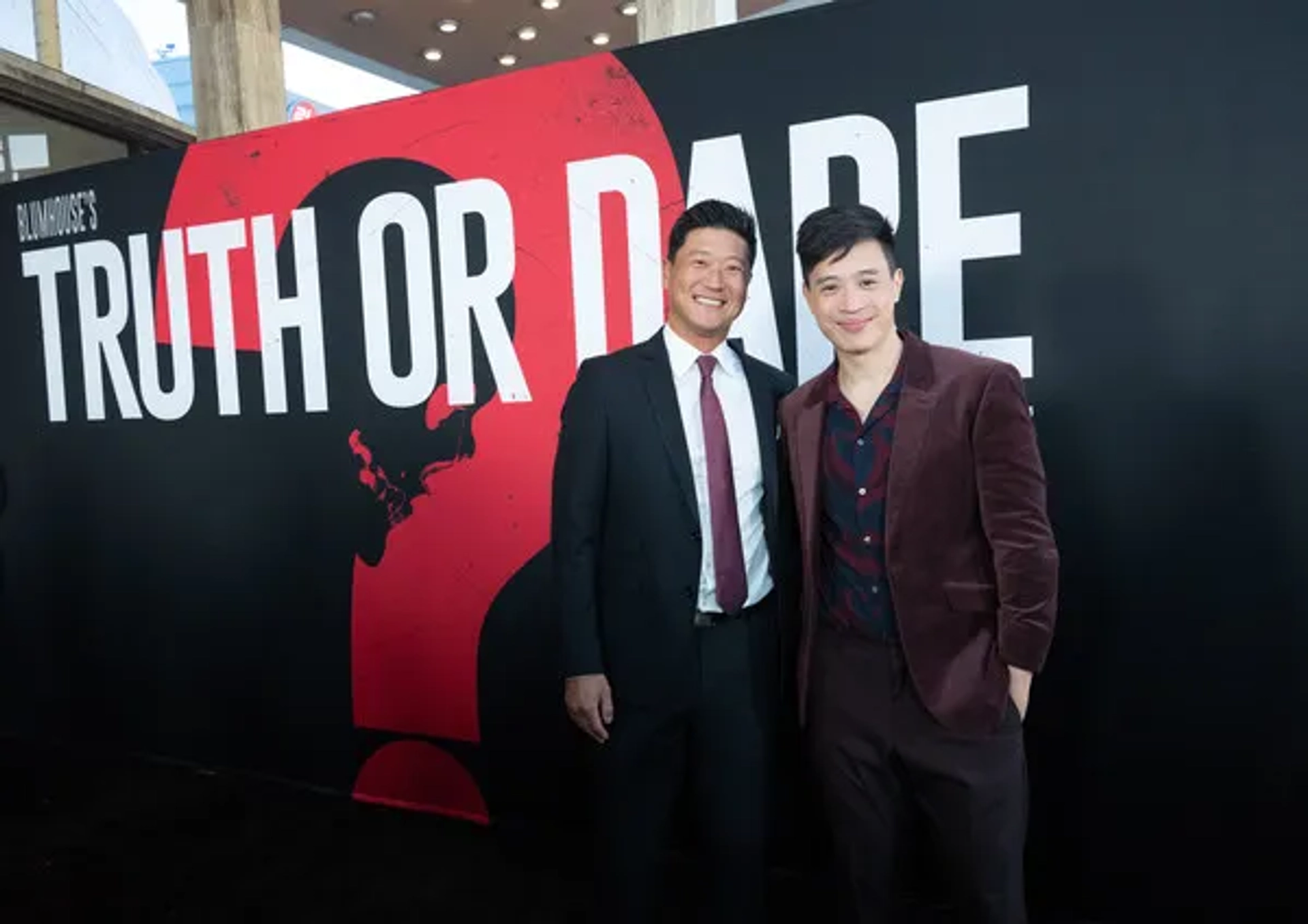 Tom Choi and Hayden Szeto at an event for Truth or Dare (2018)