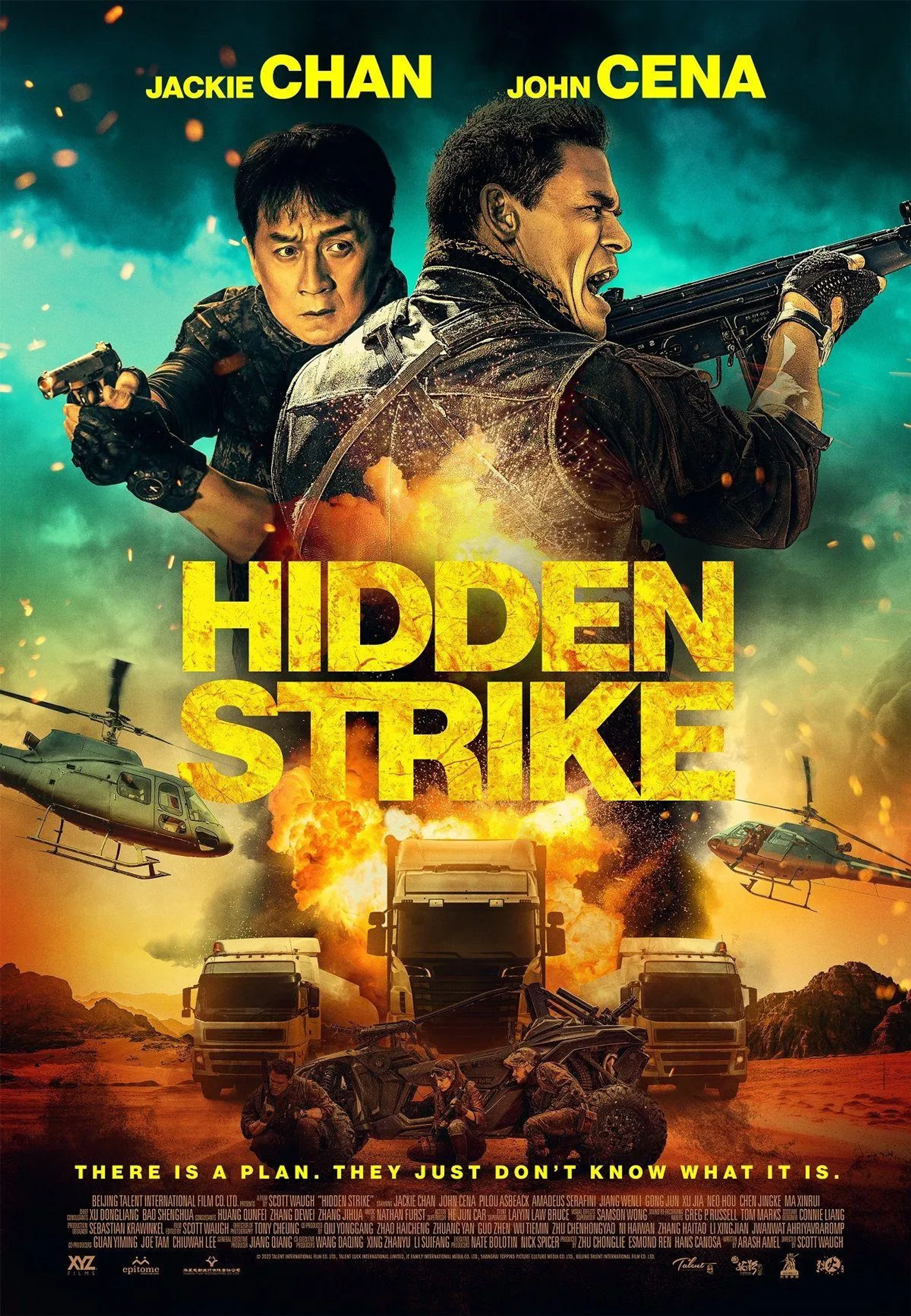 Jackie Chan and John Cena in Hidden Strike (2023)