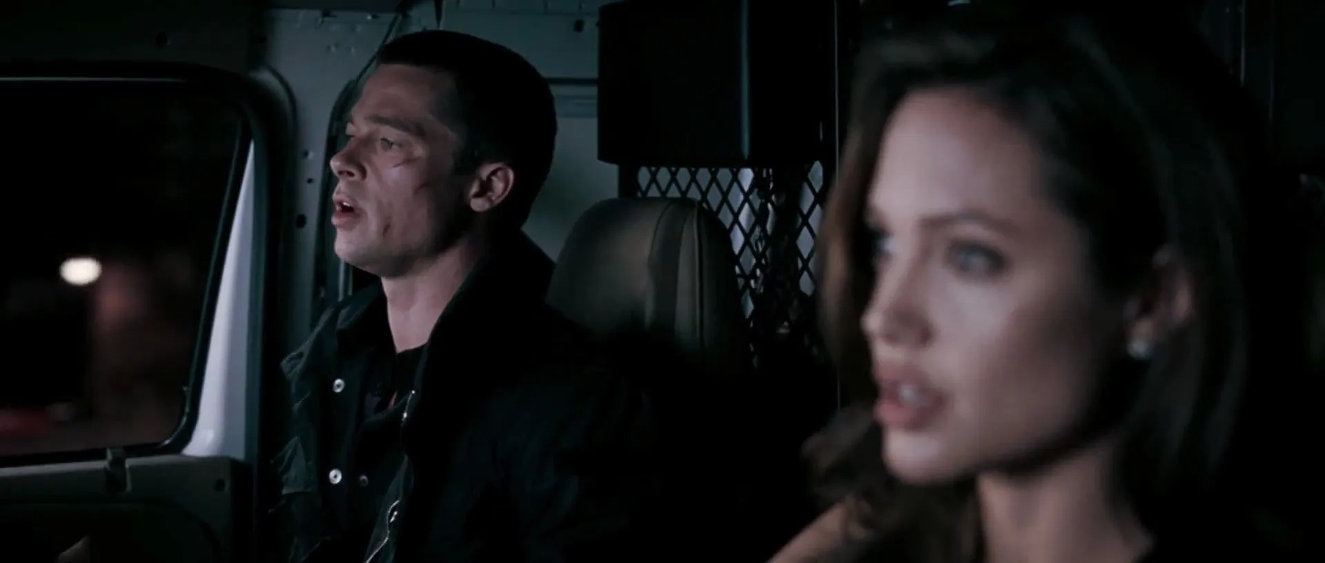 Brad Pitt and Angelina Jolie in Mr. & Mrs. Smith (2005)