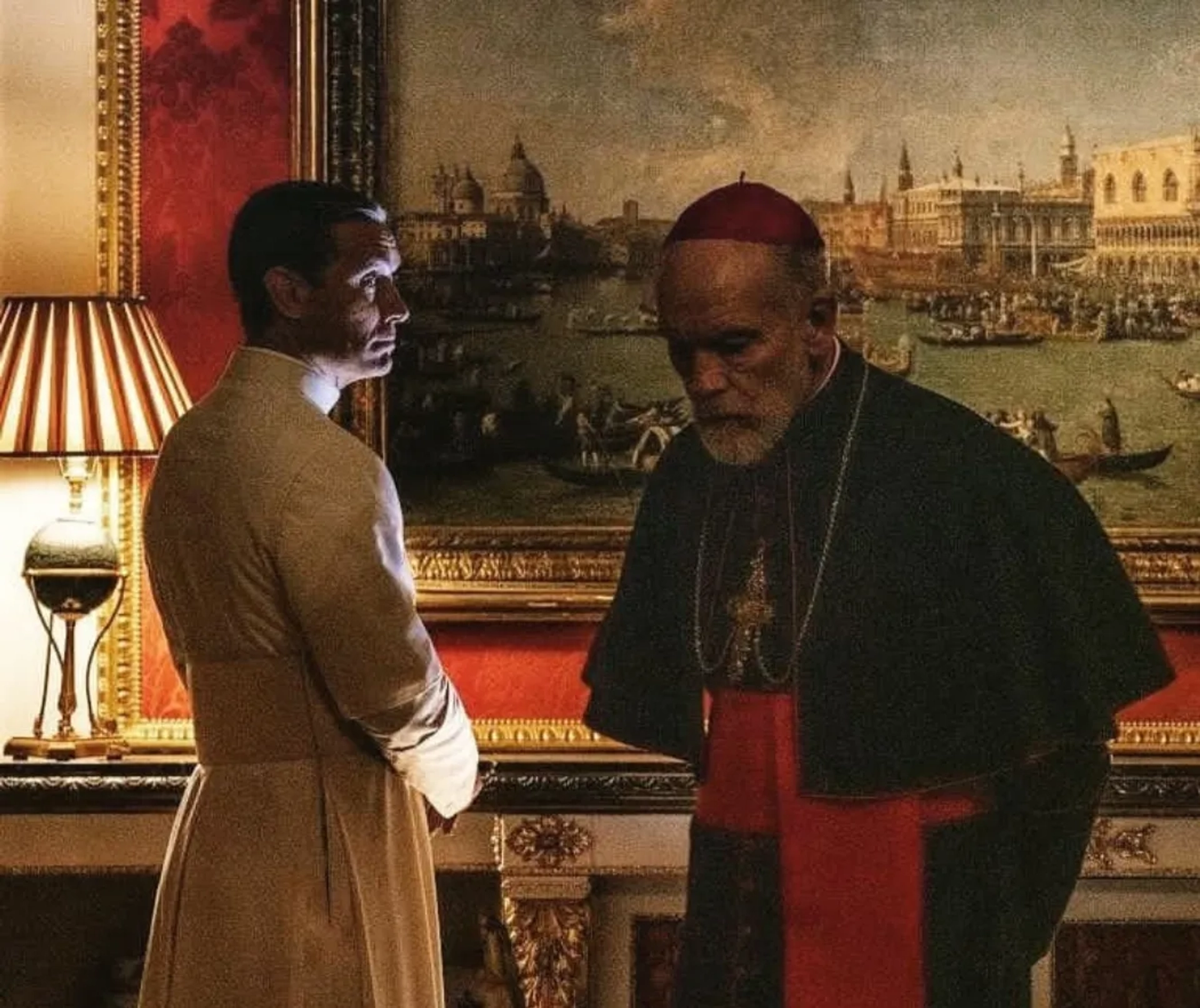 Jude Law and John Malkovich in The New Pope (2020)