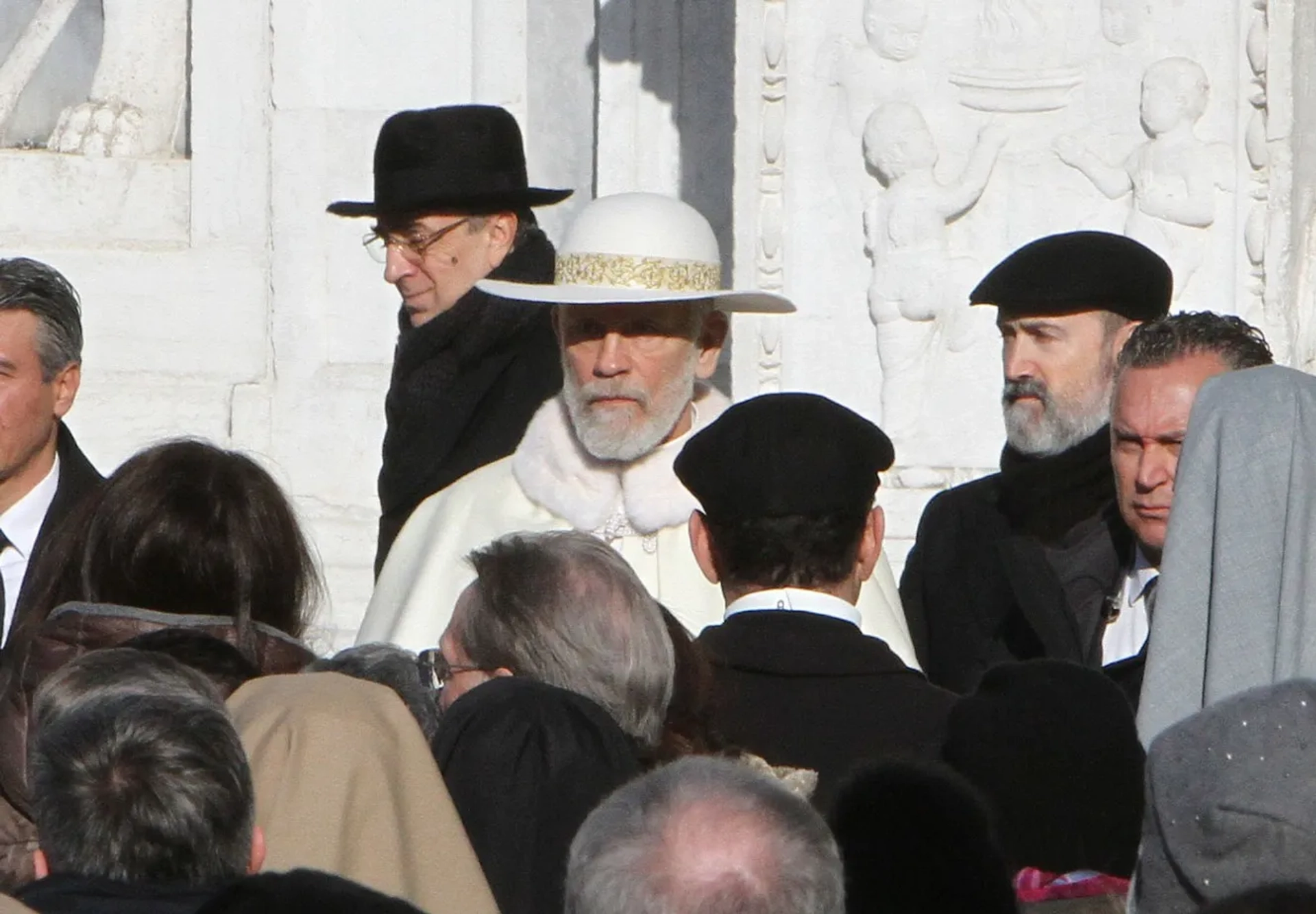 John Malkovich and Javier Cámara in The New Pope (2020)