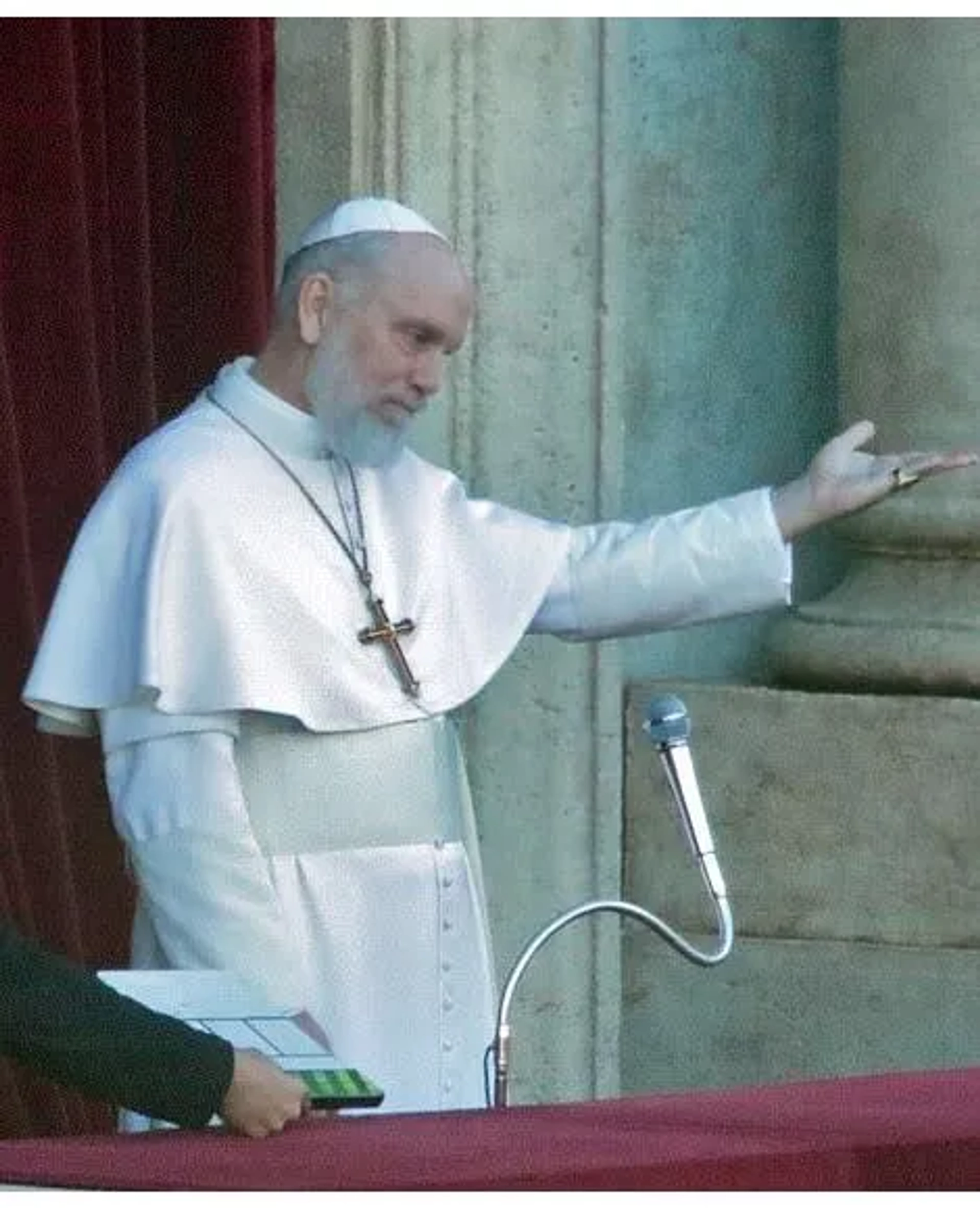 John Malkovich in The New Pope (2020)