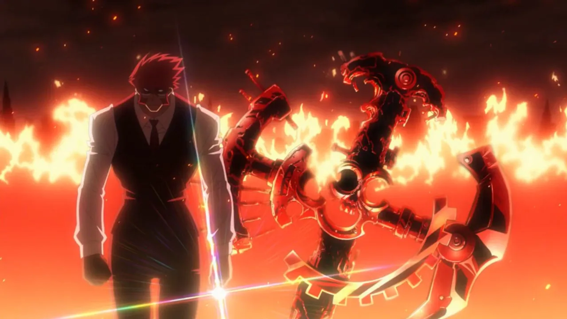 Rikiya Koyama and Phil Parsons in Blood Blockade Battlefront (2015)