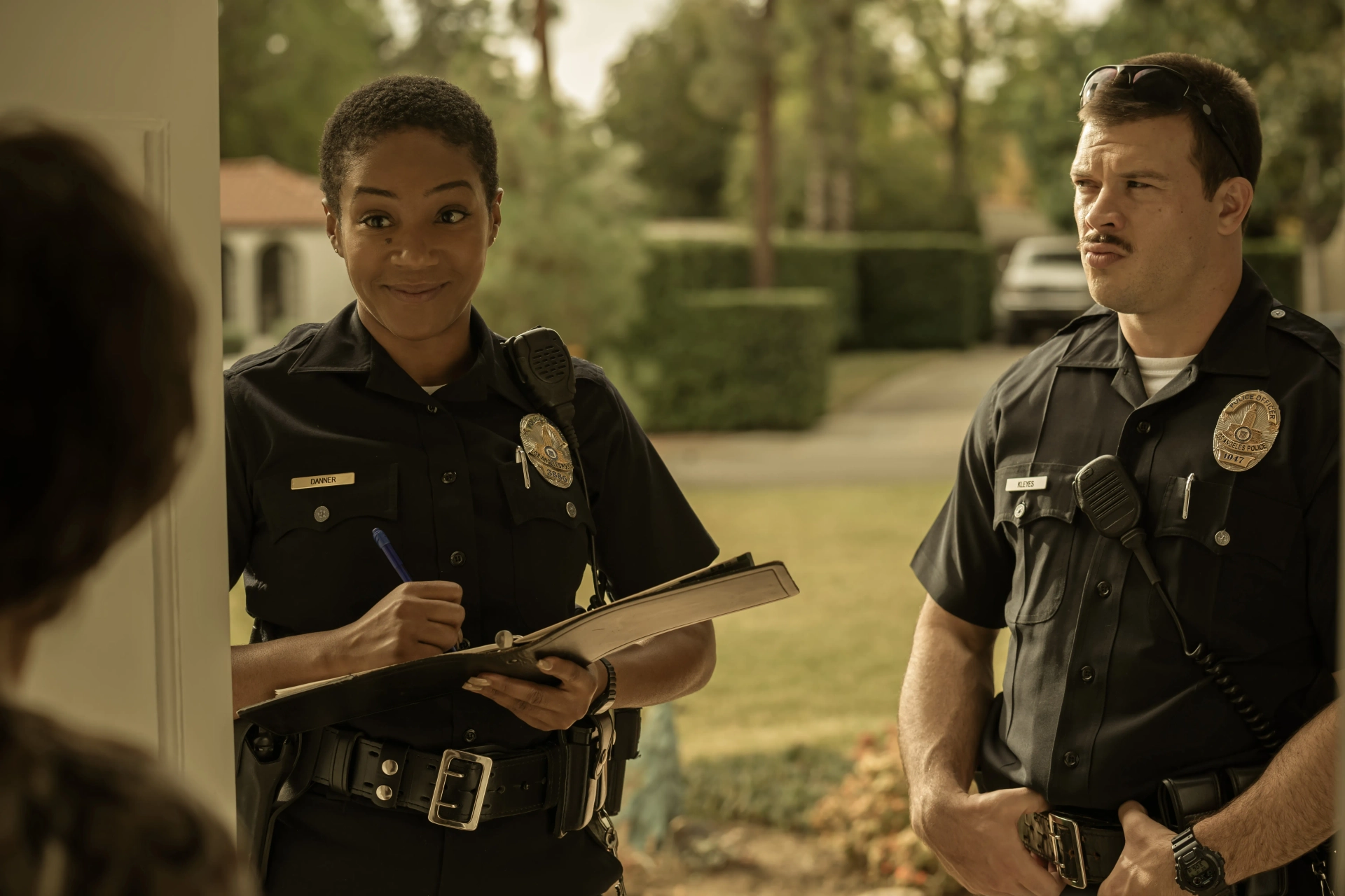 Tiffany Haddish and Jimmy Tatro in The Afterparty (2022)