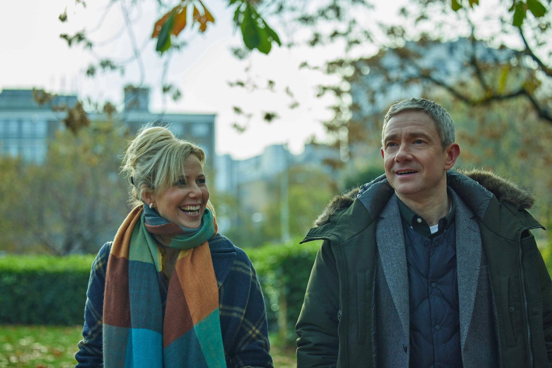 Martin Freeman and Sally Phillips in Breeders: No Worries (2022)