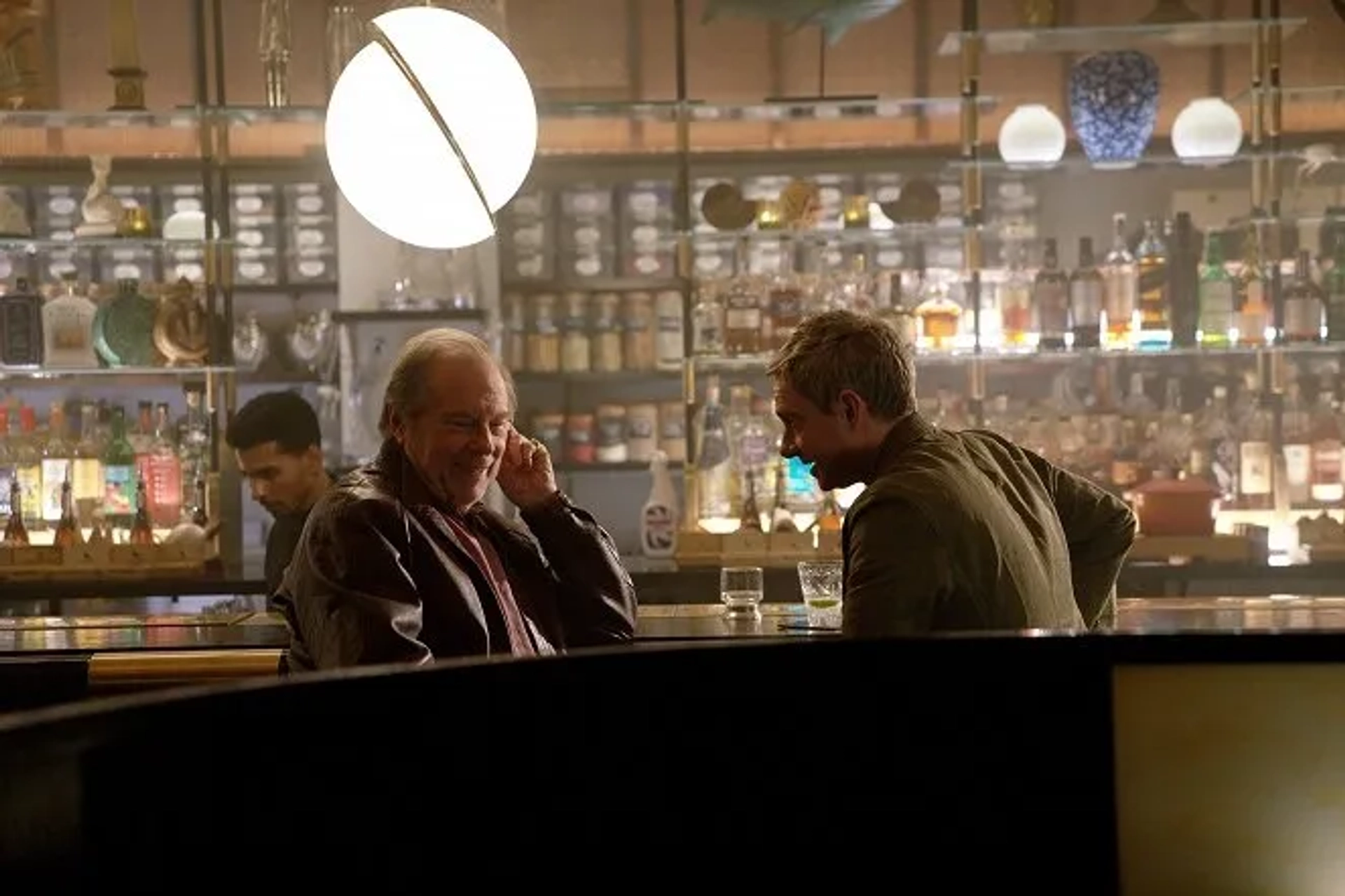 Martin Freeman and Michael McKean in Breeders: No Dad (2020)