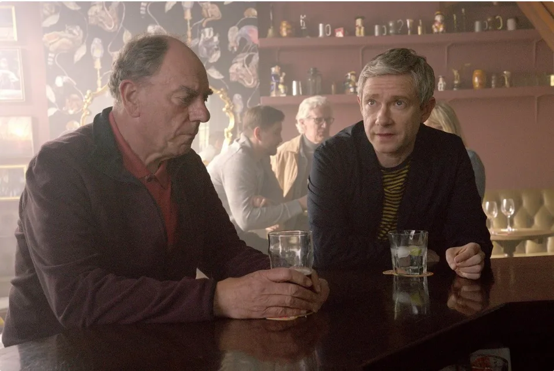 Alun Armstrong and Martin Freeman in Breeders: No Accident (2020)