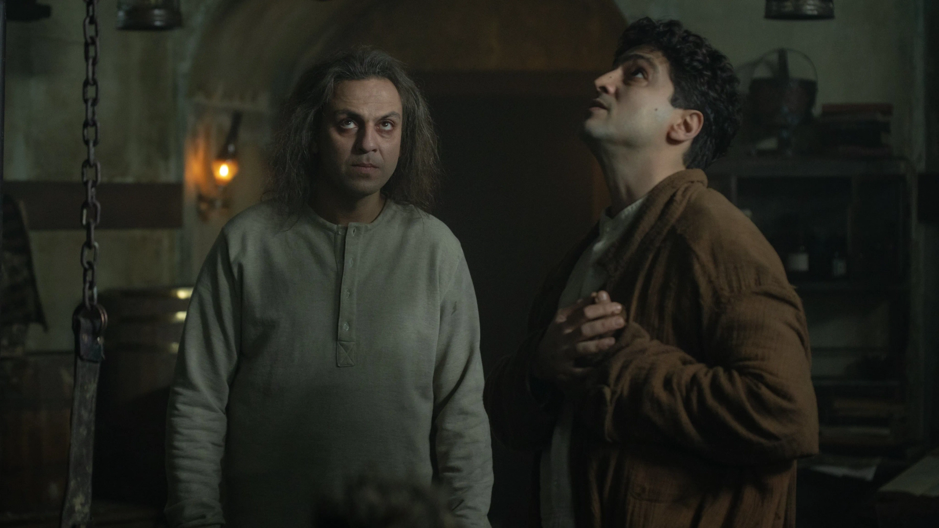 Taner Ölmez and Erkan Kolçak Köstendil in Creature (2023)