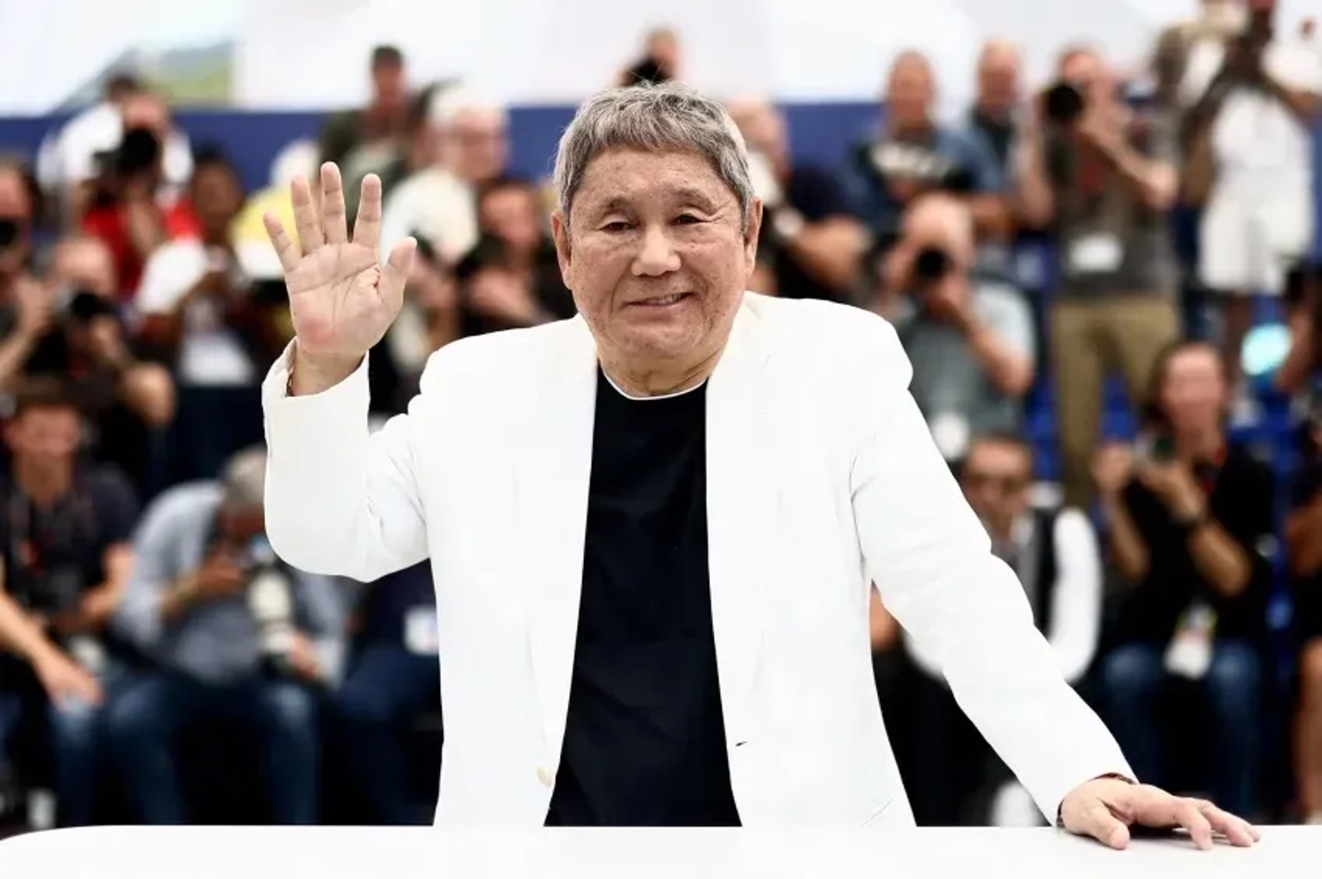 Takeshi Kitano at an event for Kubi (2023)