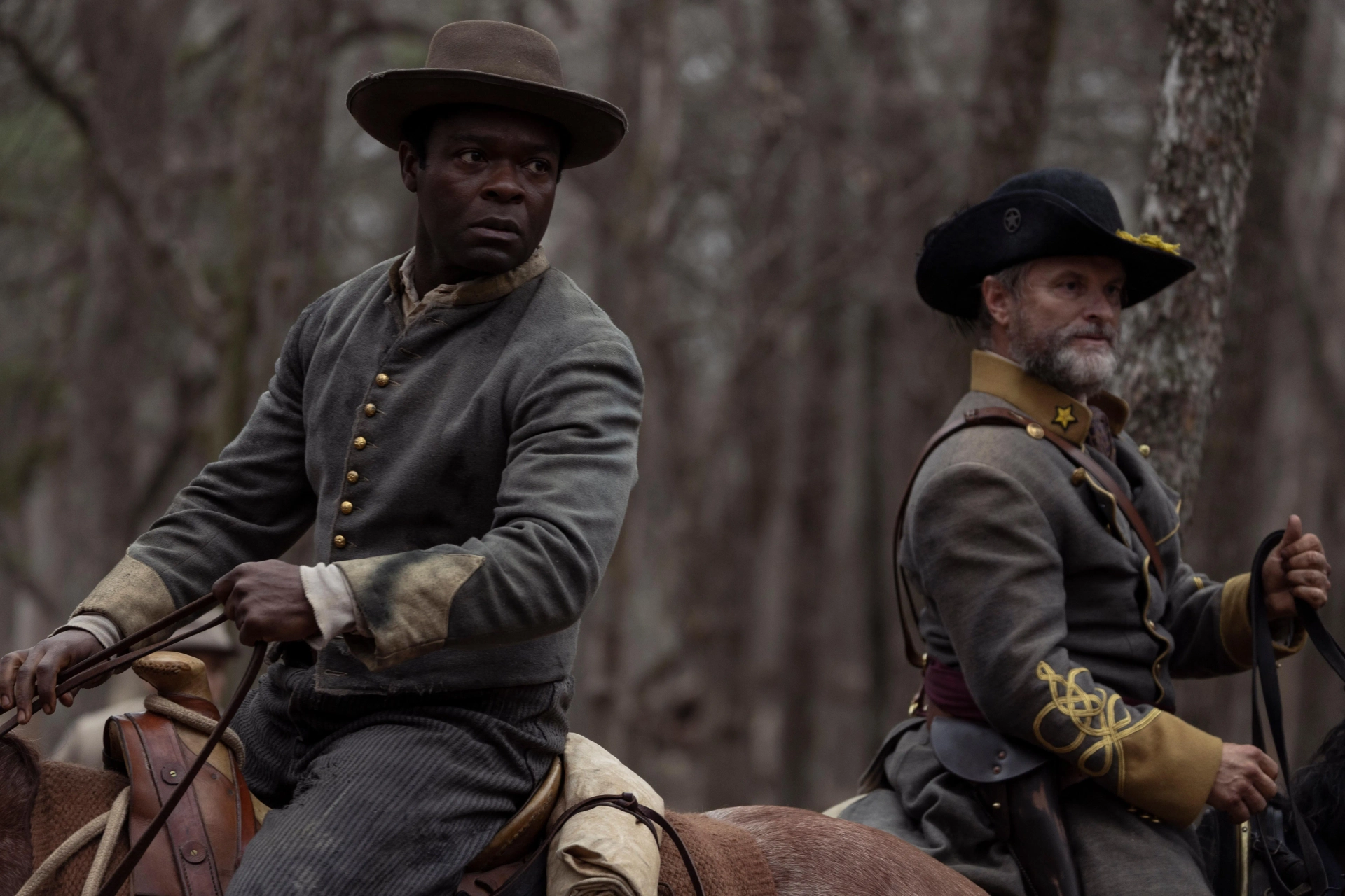 David Oyelowo and Shea Whigham in Lawmen: Bass Reeves (2023)