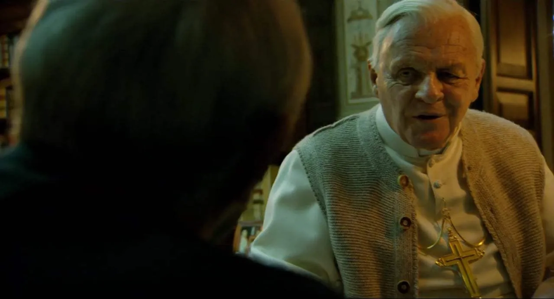 Anthony Hopkins in The Two Popes (2019)