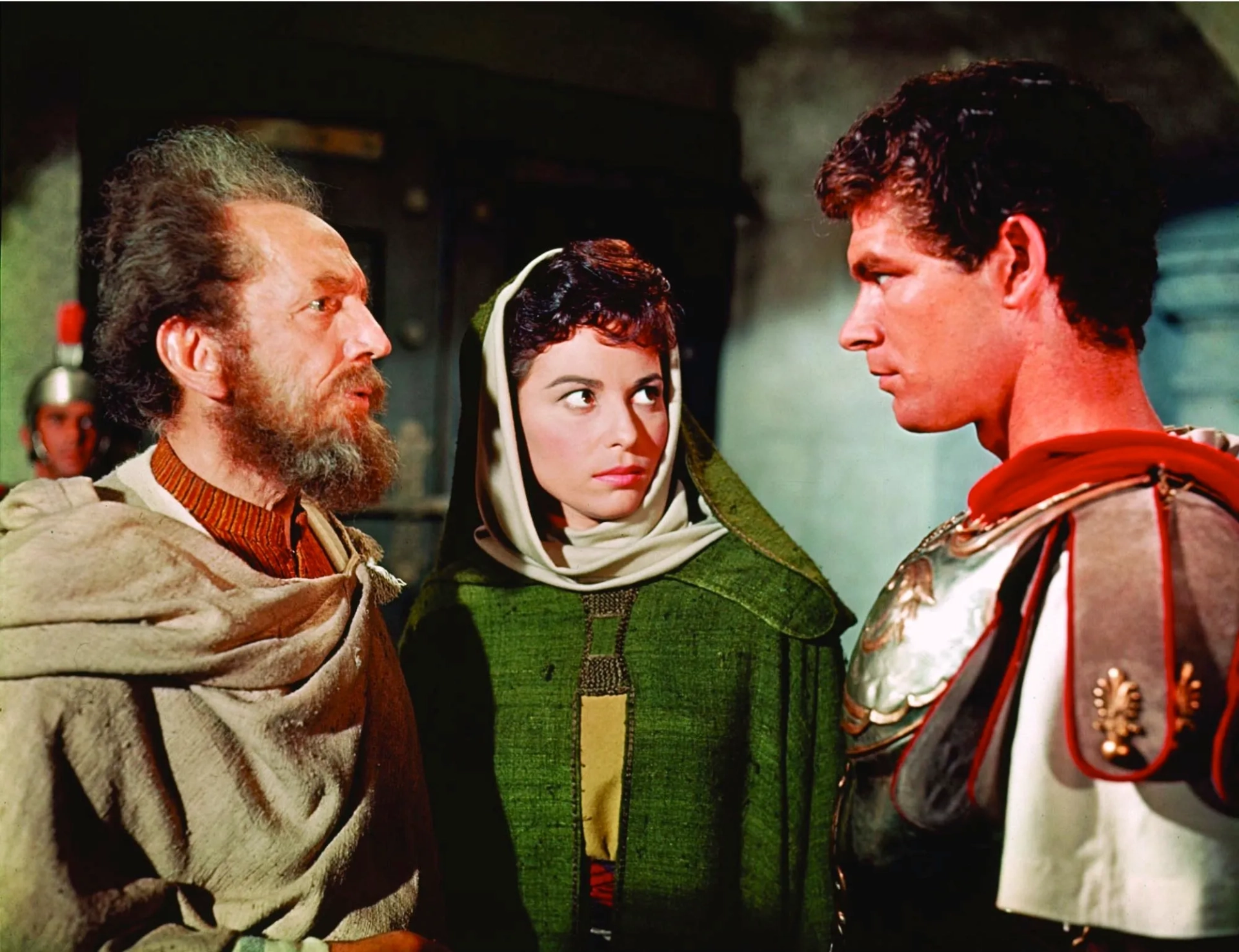 Stephen Boyd, Haya Harareet, and Sam Jaffe in Ben-Hur (1959)