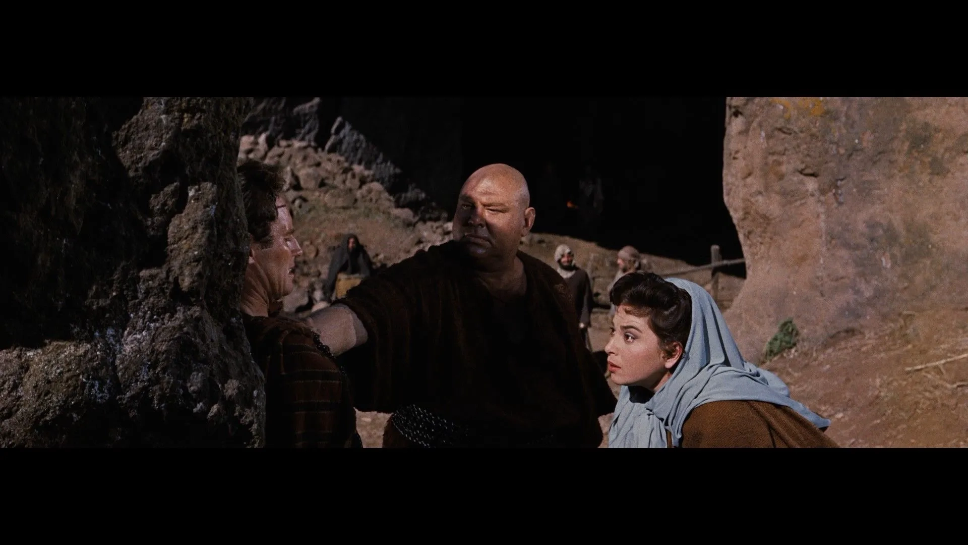 Charlton Heston, Ady Berber, and Haya Harareet in Ben-Hur (1959)