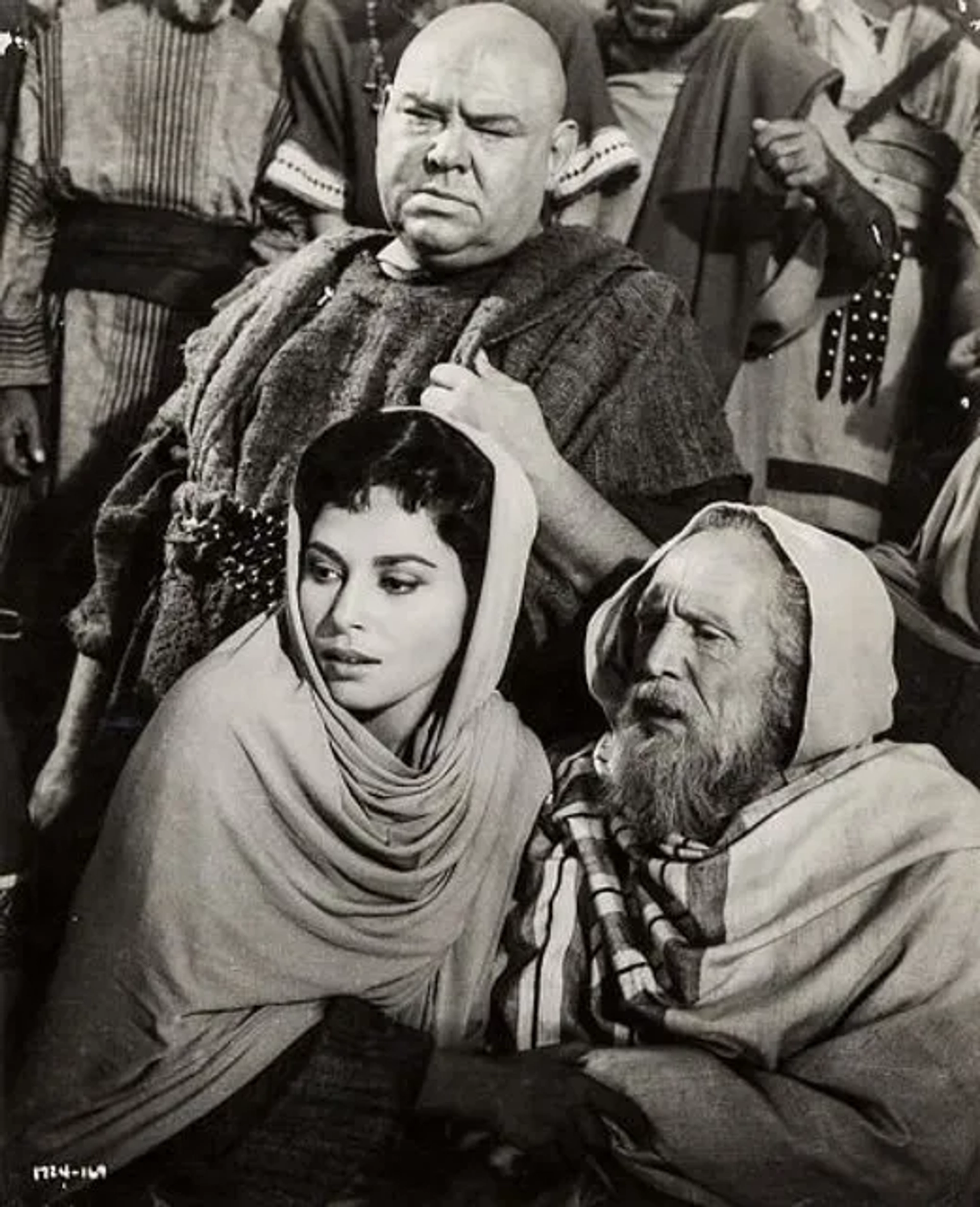 Ady Berber, Haya Harareet, and Sam Jaffe in Ben-Hur (1959)