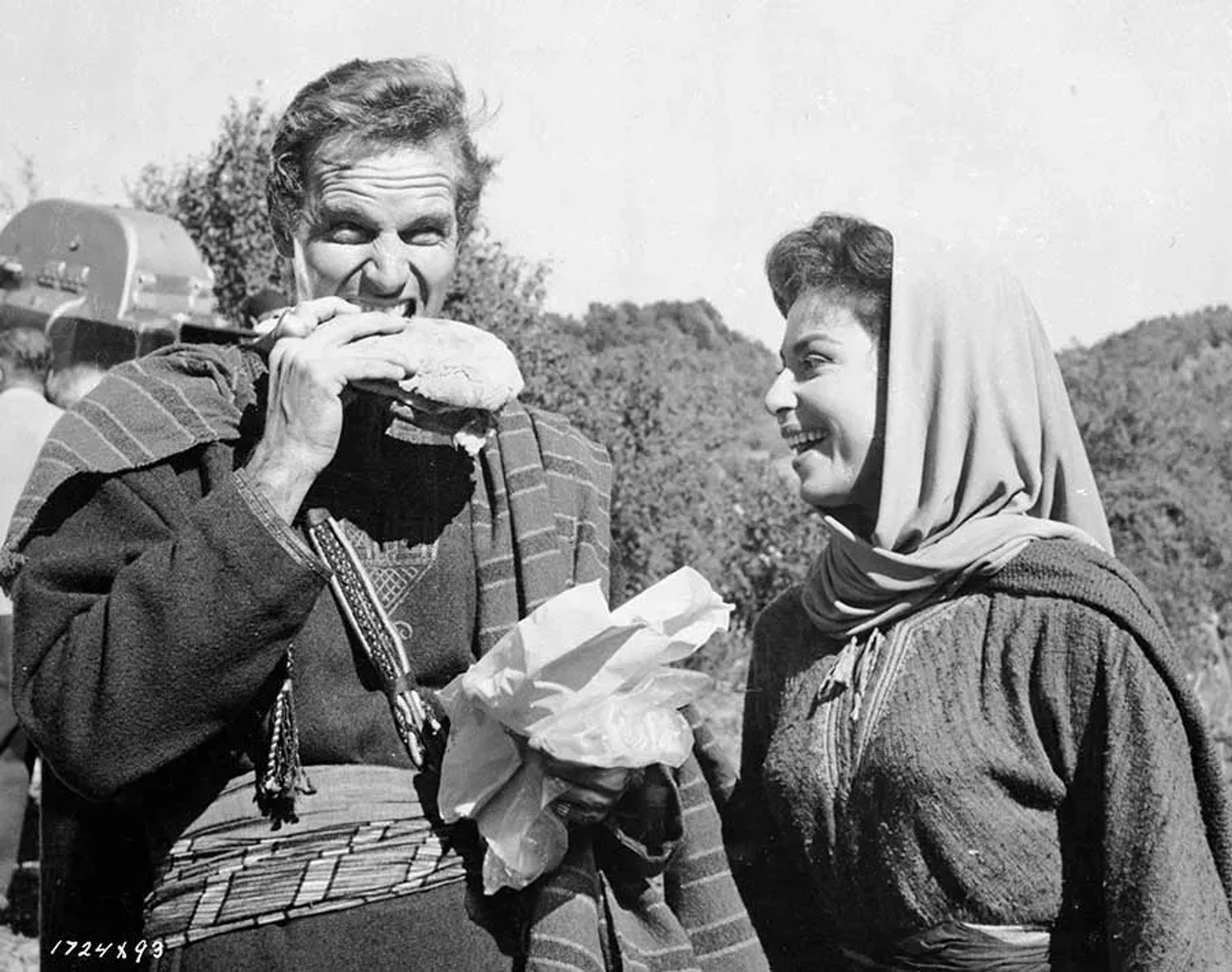 Charlton Heston and Haya Harareet in Ben-Hur (1959)