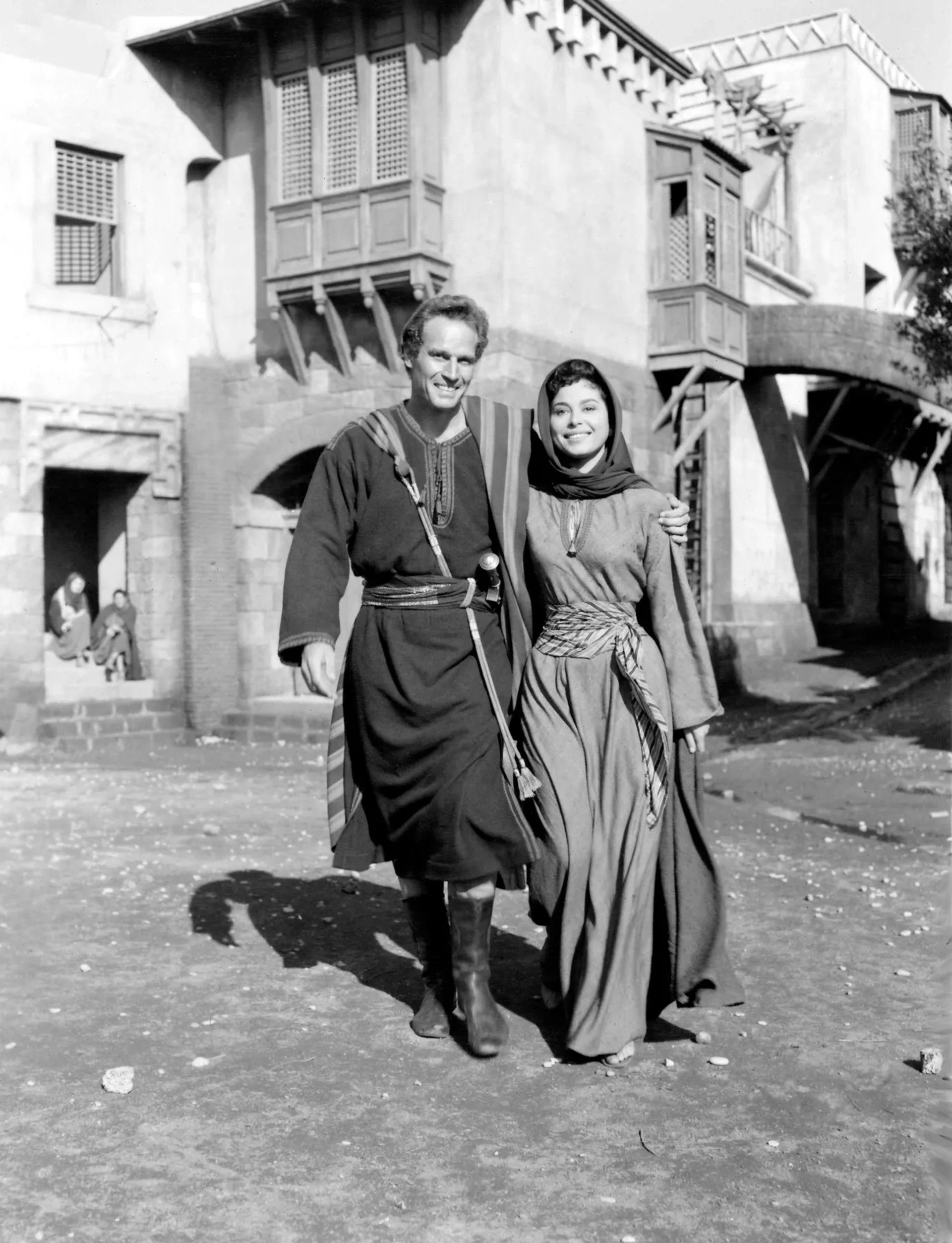 Charlton Heston and Haya Harareet in Ben-Hur (1959)