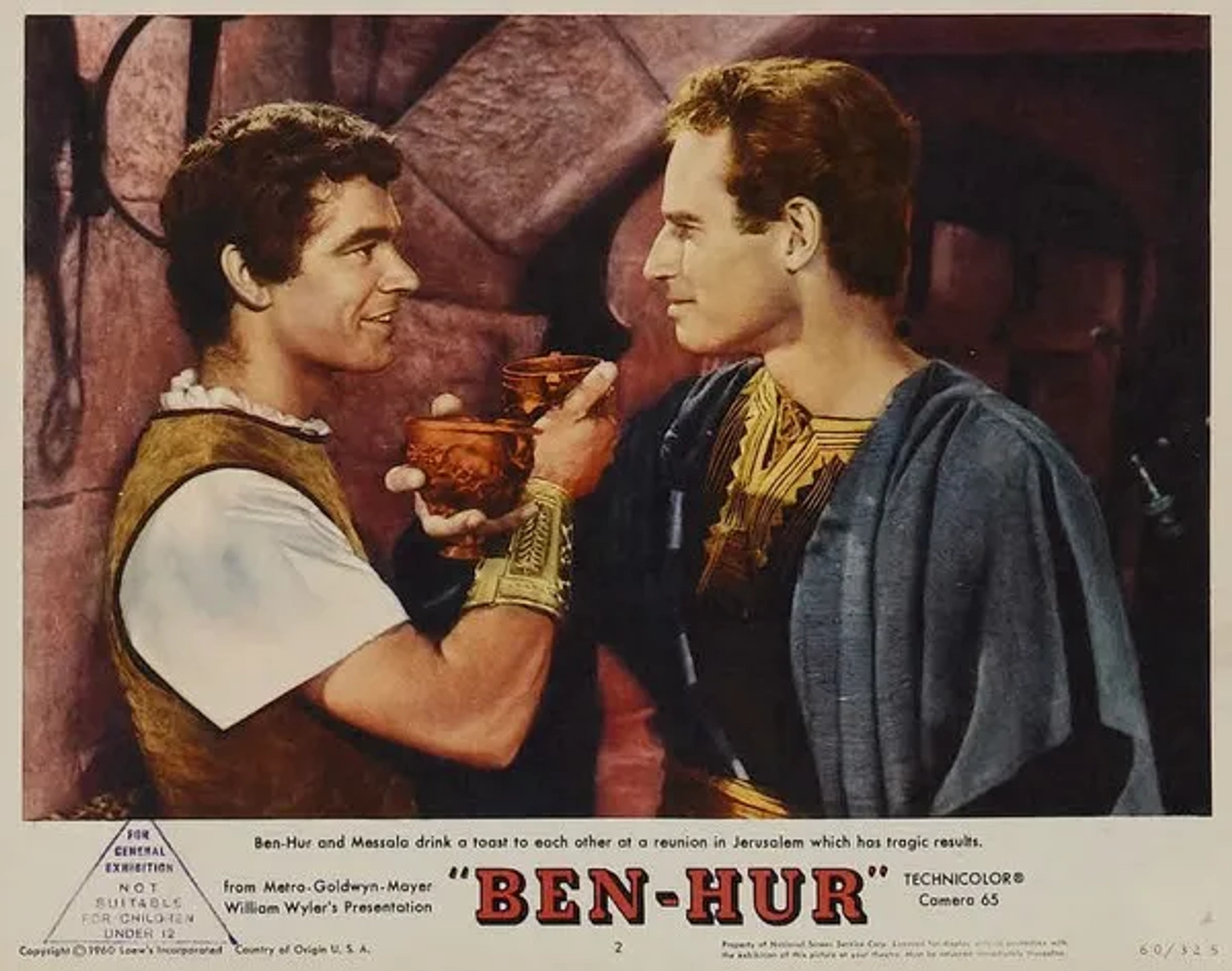 Charlton Heston and Stephen Boyd in Ben-Hur (1959)