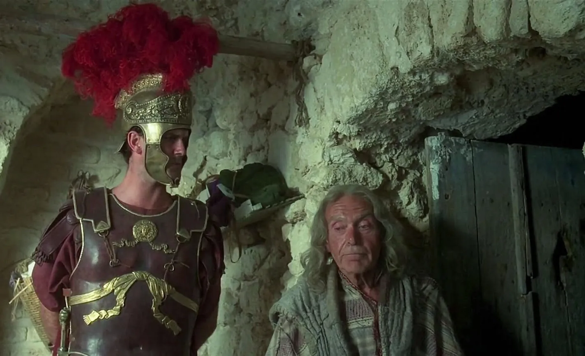 John Cleese and John Young in Life of Brian (1979)