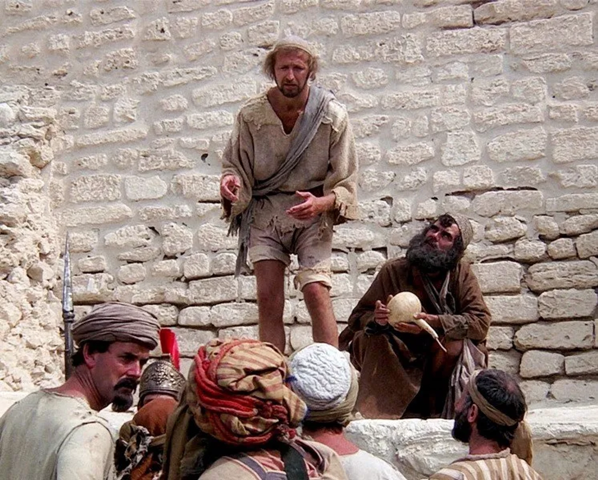 John Cleese, Graham Chapman, Michael Palin, and Terence Bayler in Life of Brian (1979)