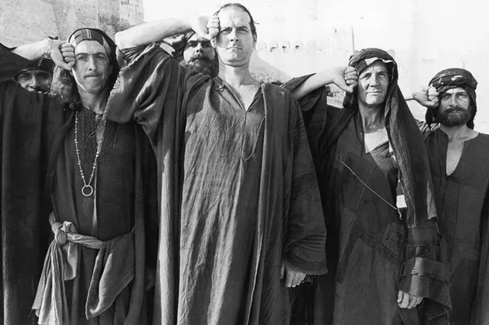 John Cleese, Terry Gilliam, Graham Chapman, Eric Idle, Terry Jones, and Michael Palin in Life of Brian (1979)