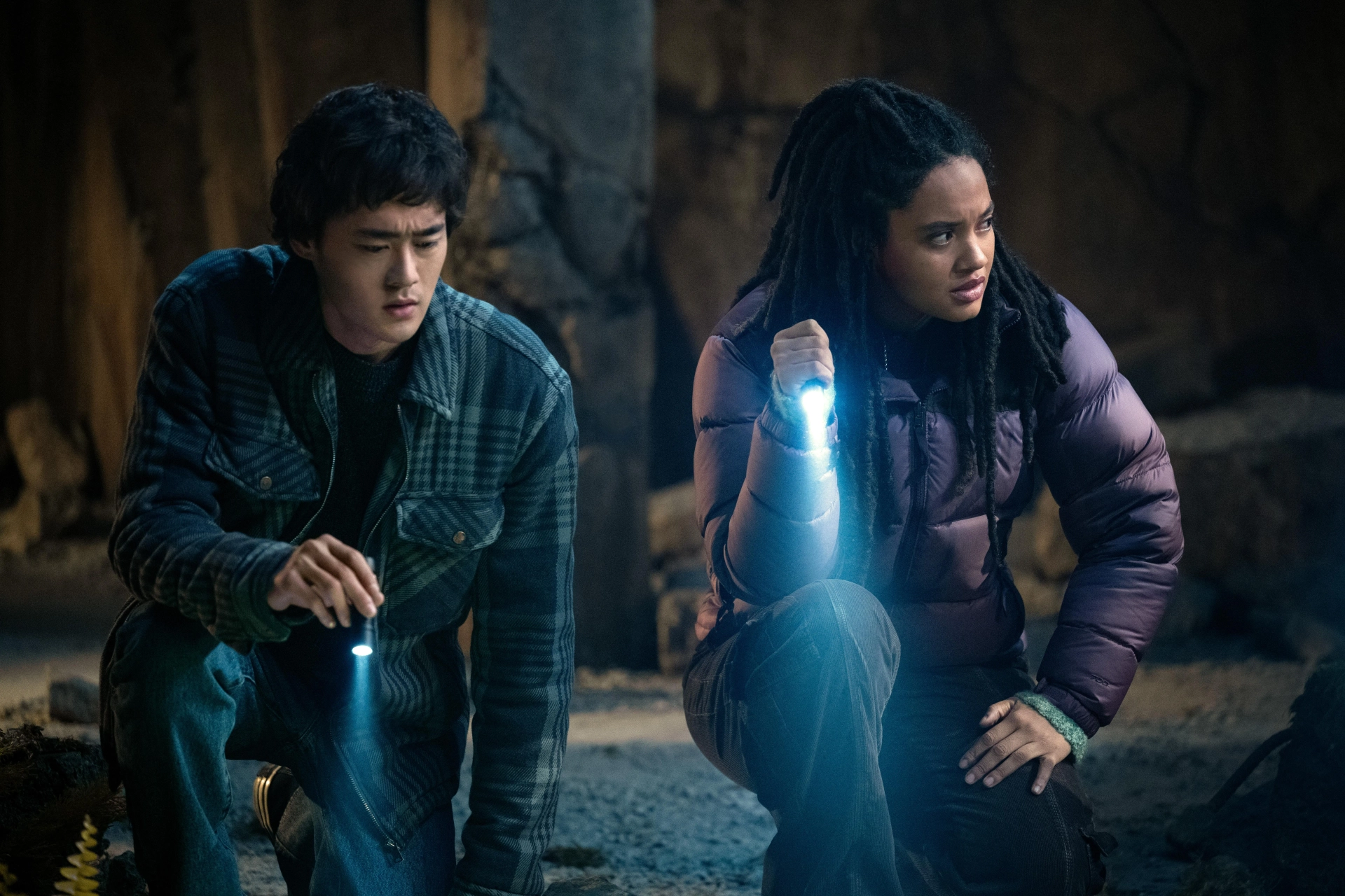 Ren Watabe and Kiersey Clemons in Monarch: Legacy of Monsters (2023)