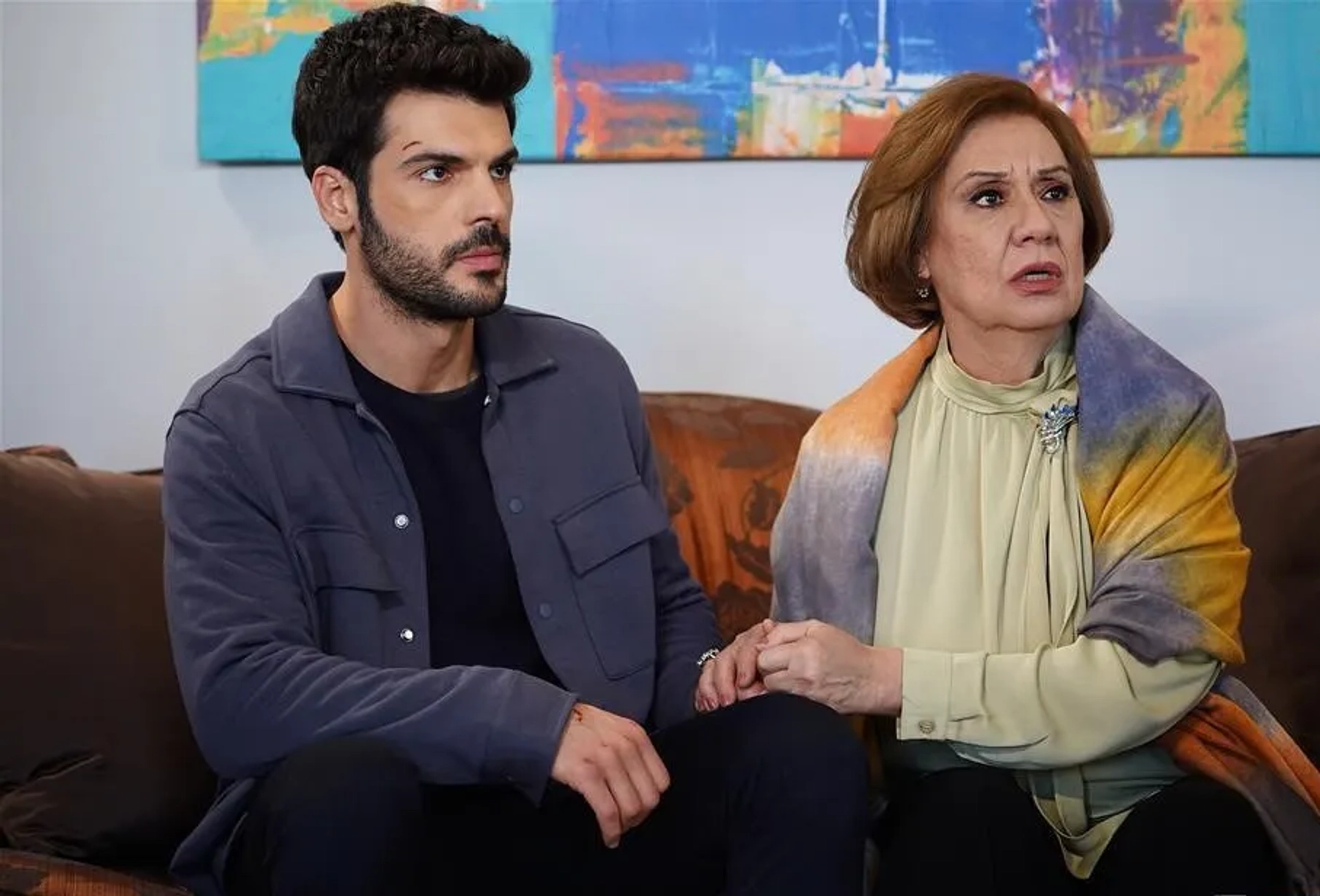 Gülsen Tuncer and Tolga Mendi in My Left Side (2020)