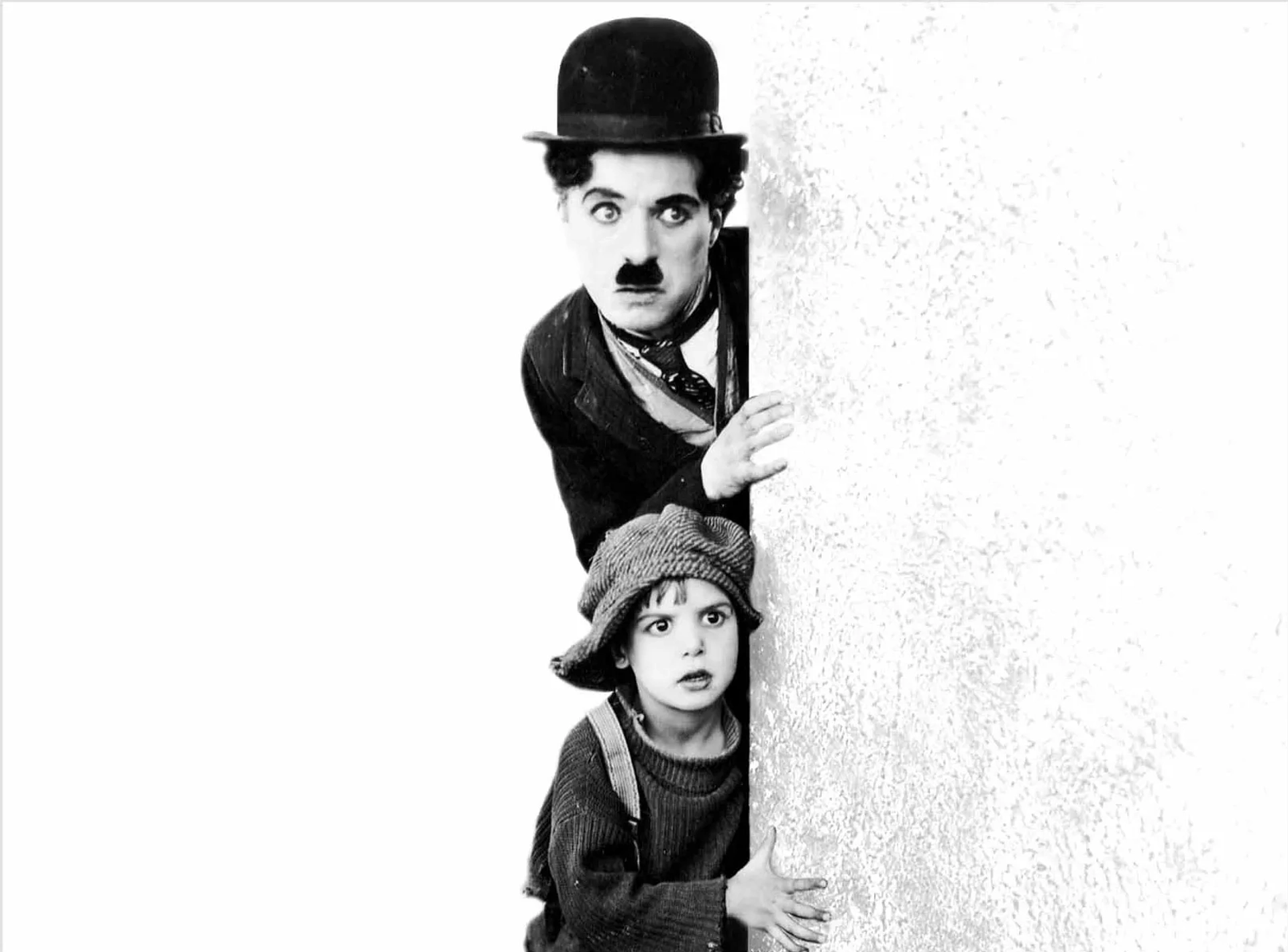 Charles Chaplin and Jackie Coogan in The Kid (1921)