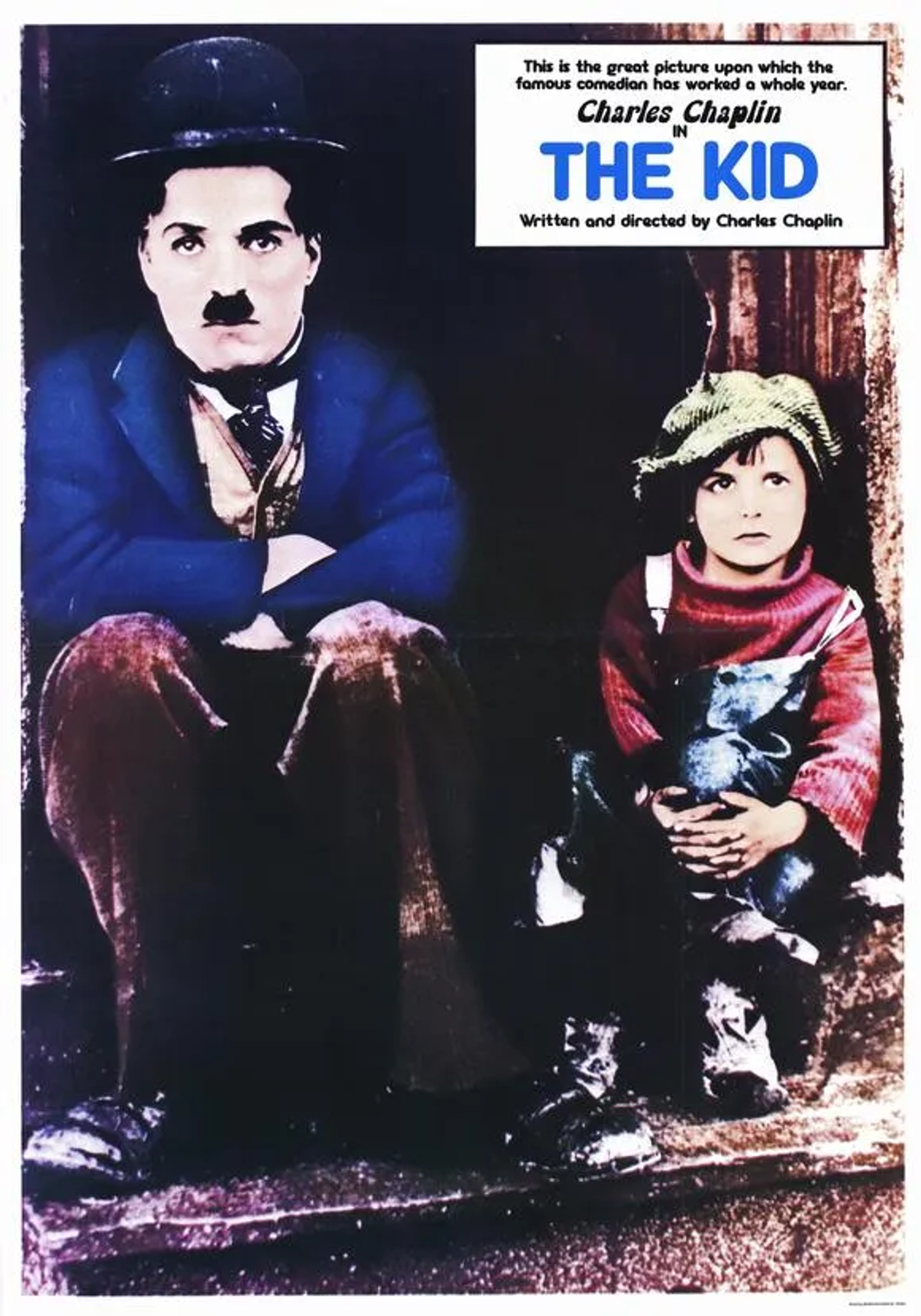 Charles Chaplin and Jackie Coogan in The Kid (1921)