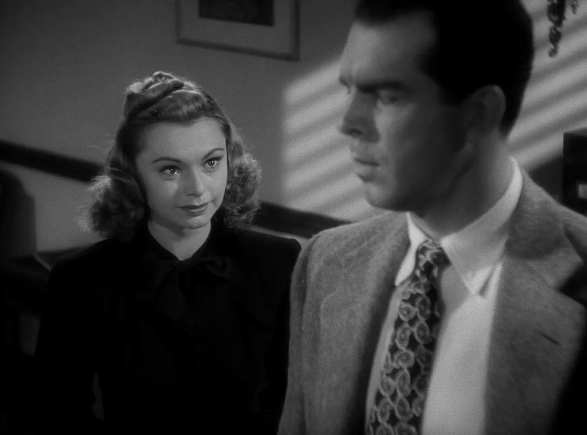 Jean Heather and Fred MacMurray in Double Indemnity (1944)