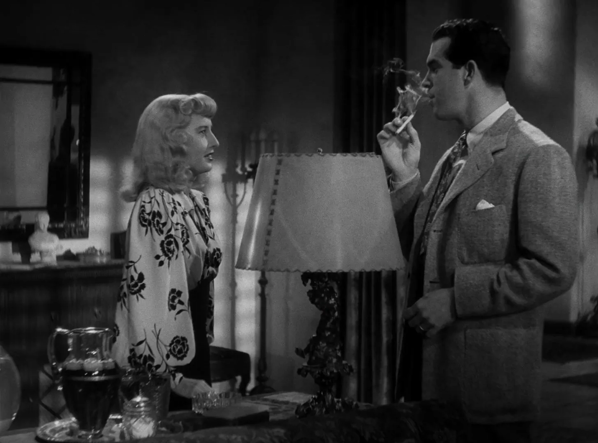 Barbara Stanwyck and Fred MacMurray in Double Indemnity (1944)