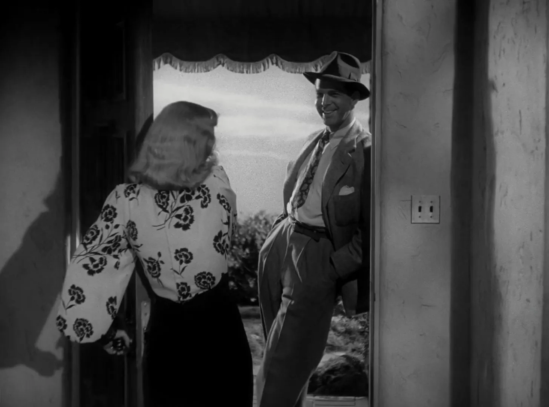 Barbara Stanwyck and Fred MacMurray in Double Indemnity (1944)