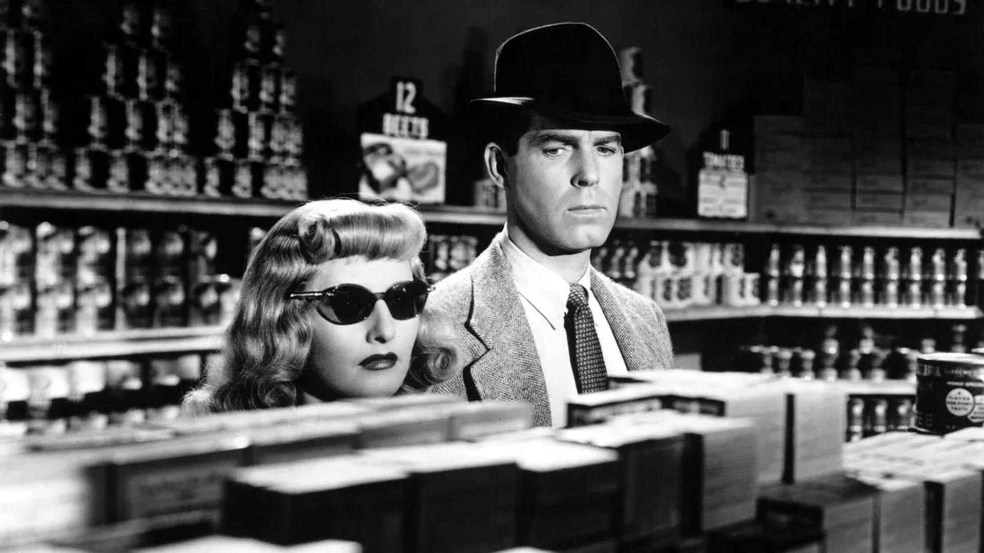 Barbara Stanwyck and Fred MacMurray in Double Indemnity (1944)