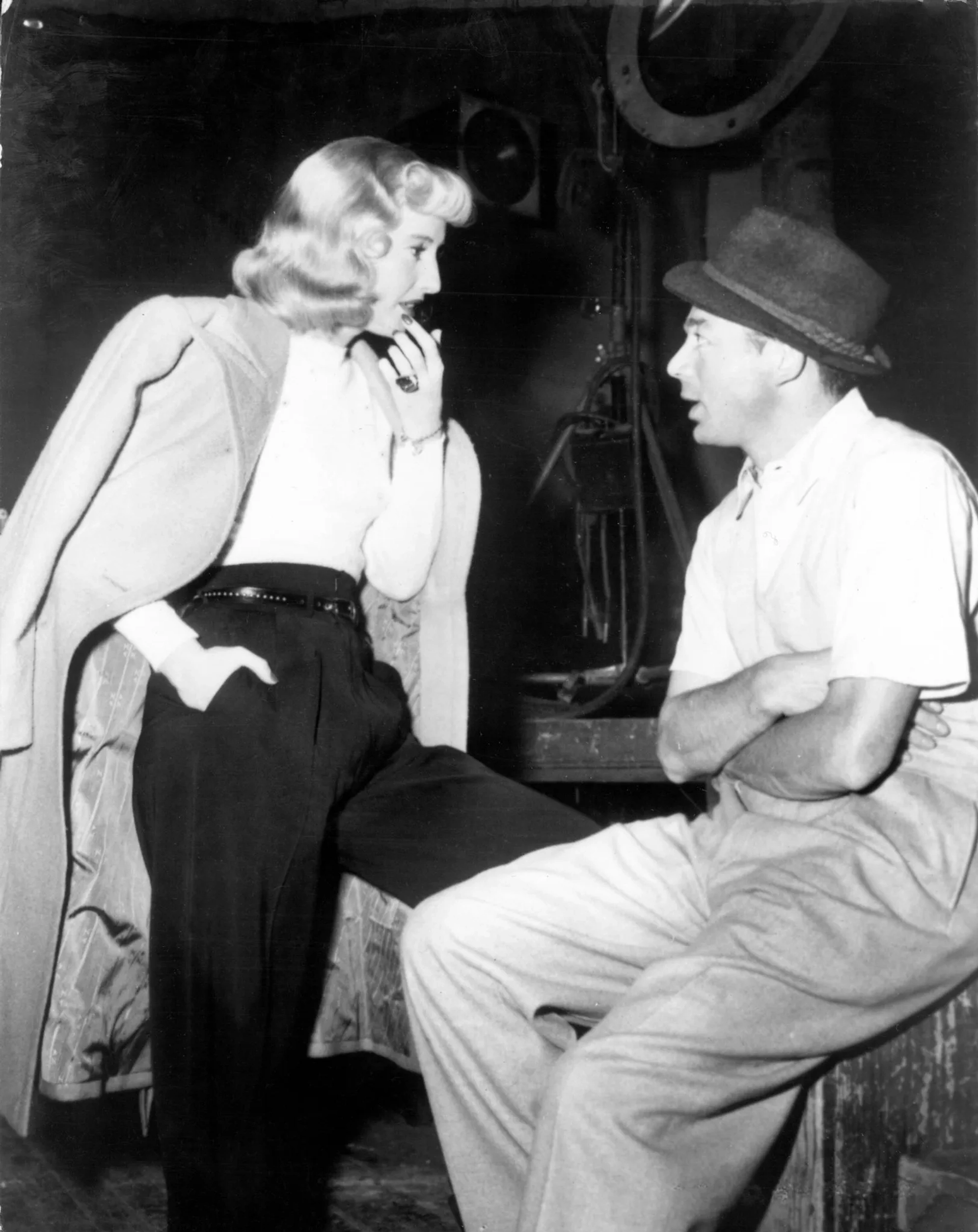 Billy Wilder and Barbara Stanwyck in Double Indemnity (1944)