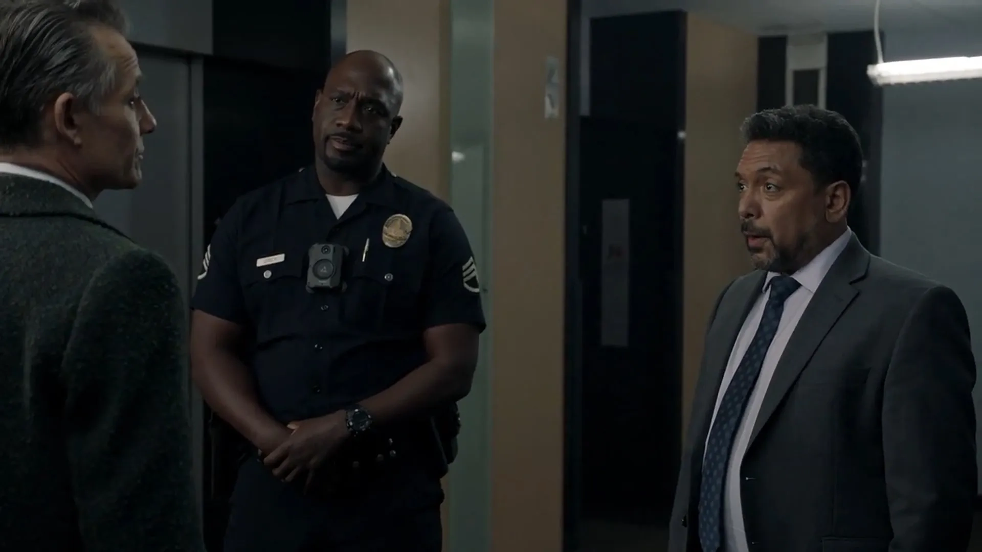 Richard T. Jones and Felix Solis in The Rookie: Enervo (2022)