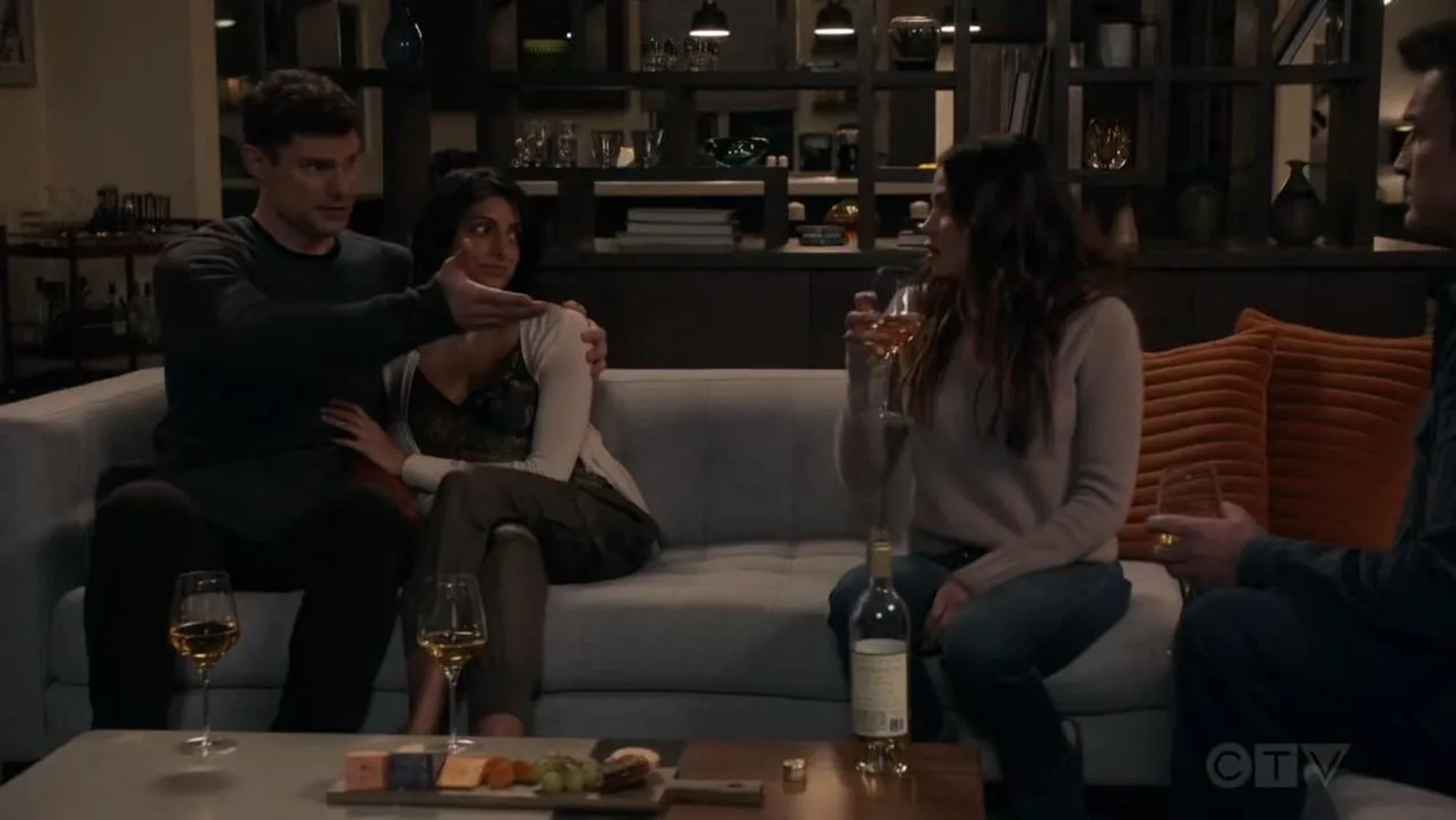 Nathan Fillion, Jenna Dewan, Flula Borg, and Meera Rohit Kumbhani in The Rookie: Long Shot (2022)