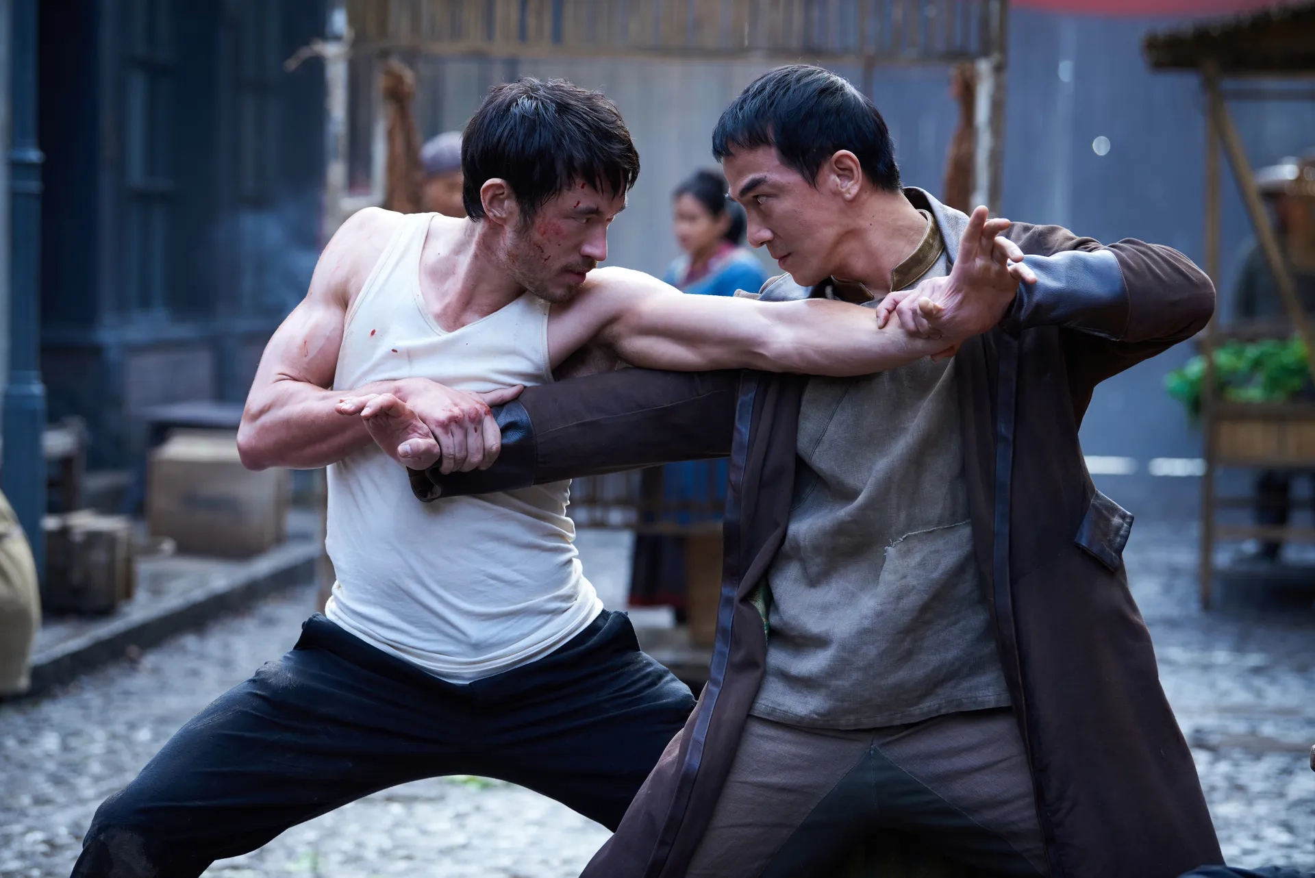 Joe Taslim and Andrew Koji in Warrior (2019)