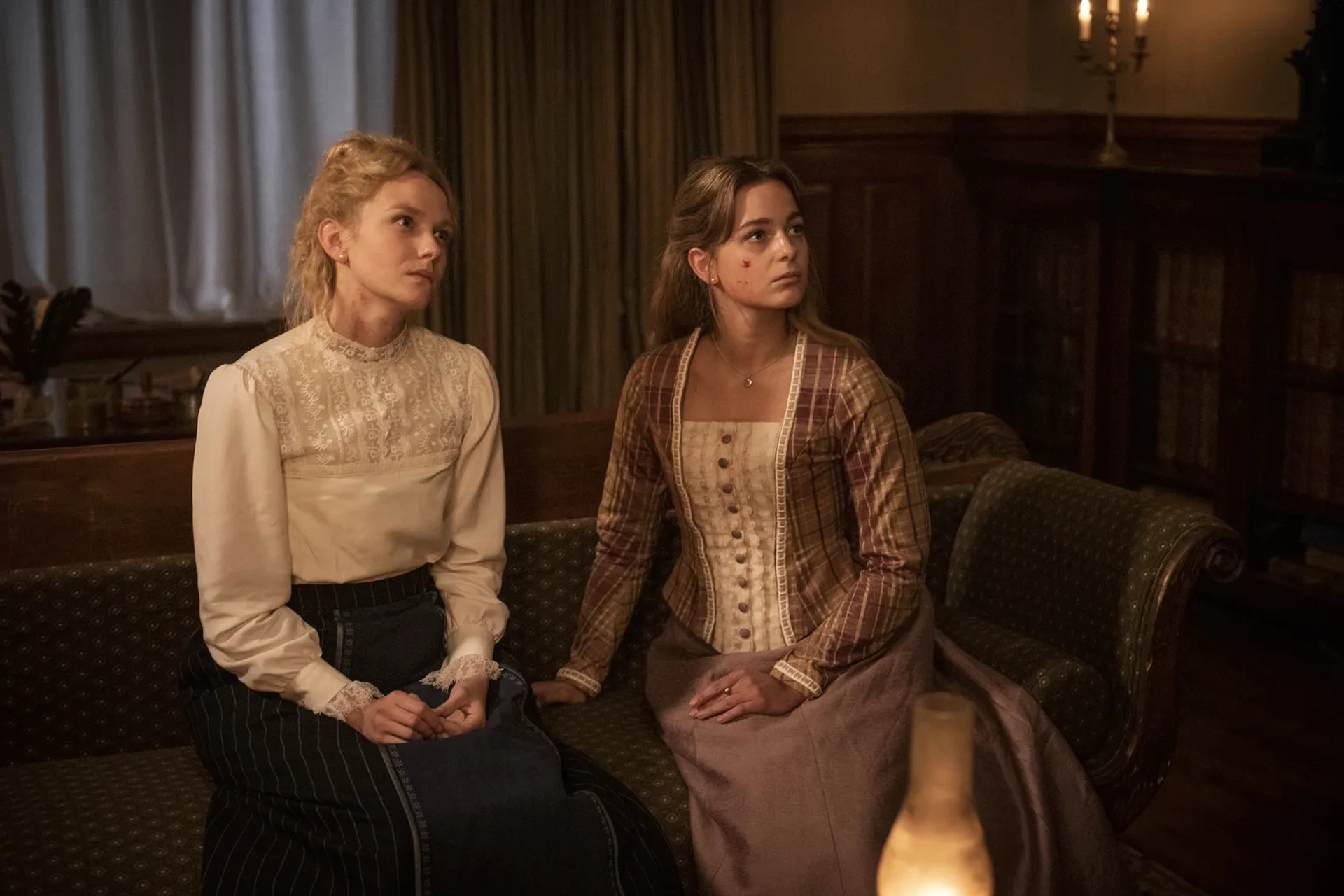 Celine Buckens and Joanna Vanderham in Warrior: All Enemies, Foreign and Domestic (2020)