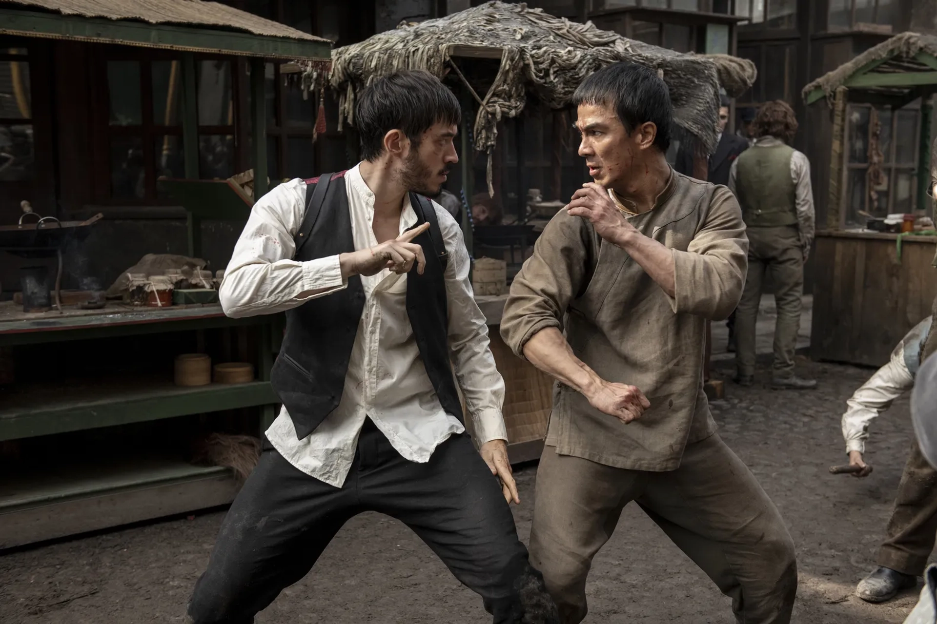 Joe Taslim and Andrew Koji in Warrior: Enter the Dragon (2020)