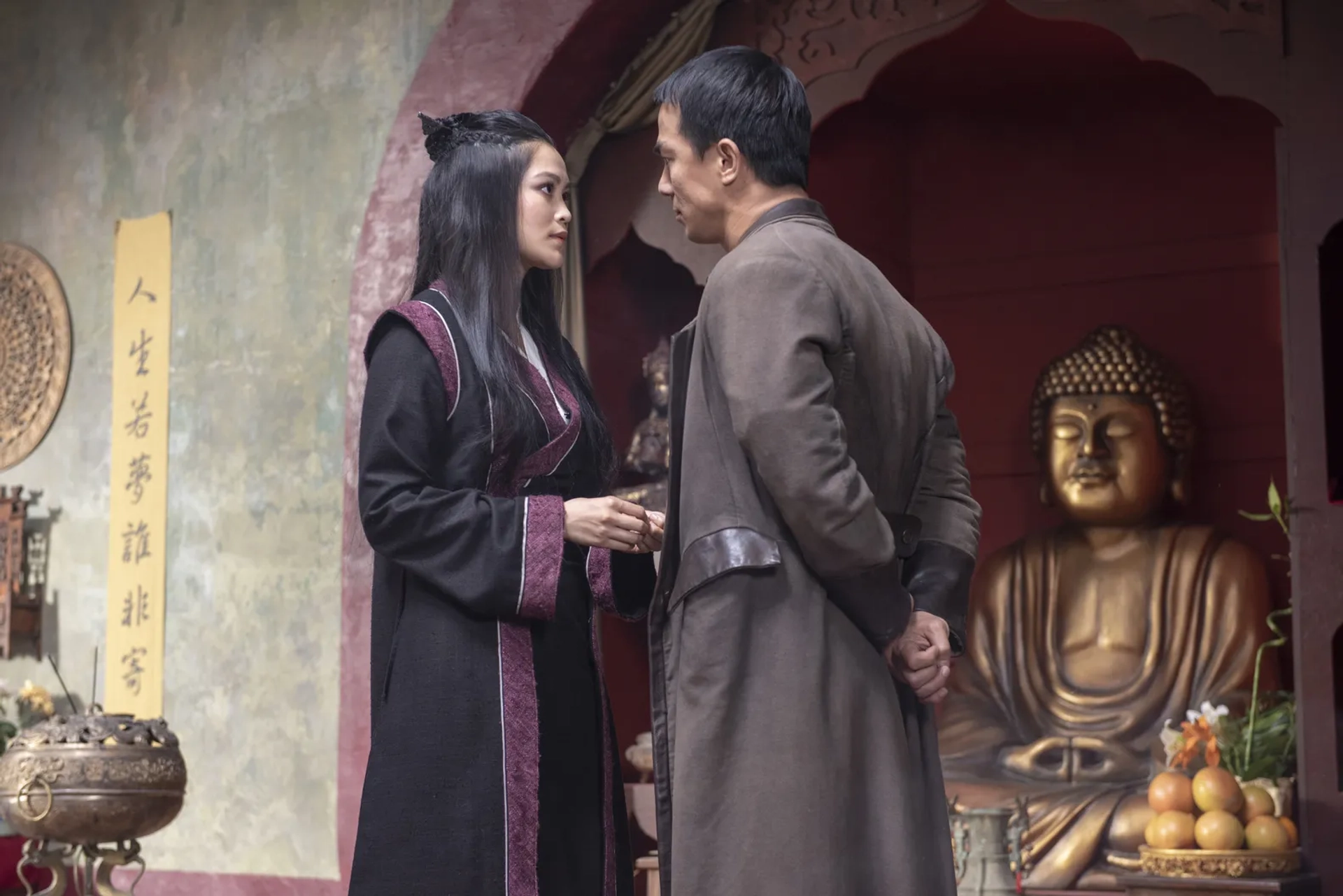 Joe Taslim and Dianne Doan in Warrior (2019)