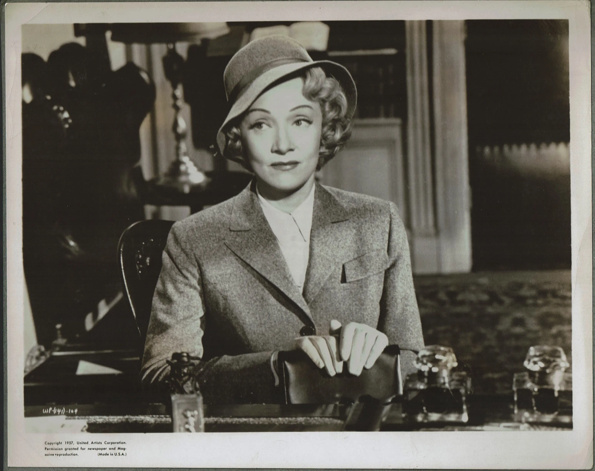 Marlene Dietrich in Witness for the Prosecution (1957)