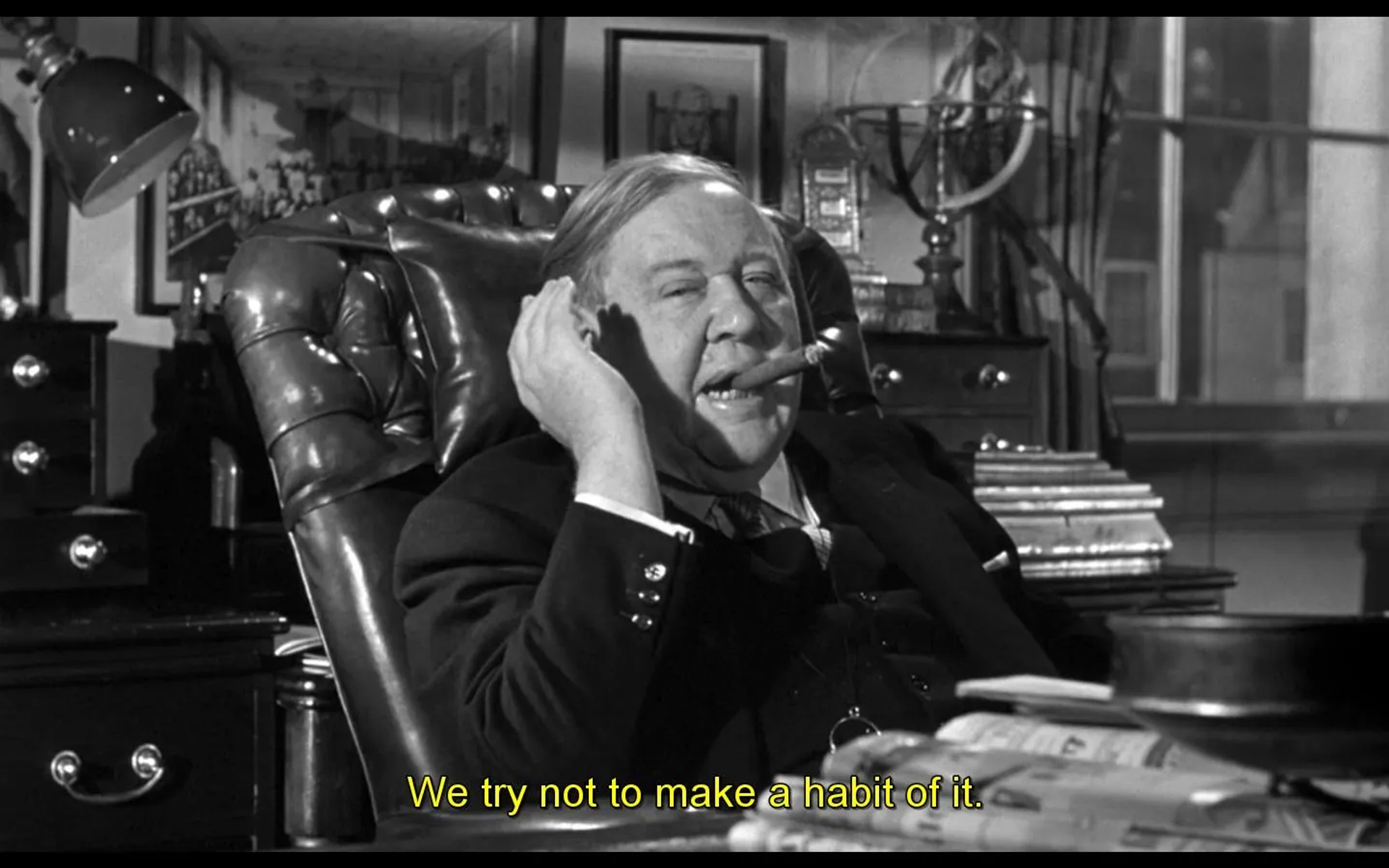 Charles Laughton in Witness for the Prosecution (1957)