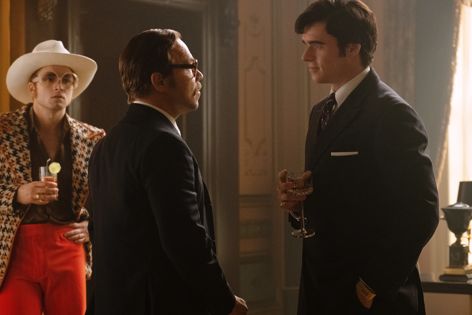 Stephen Graham, Richard Madden, and Taron Egerton in Rocketman (2019)