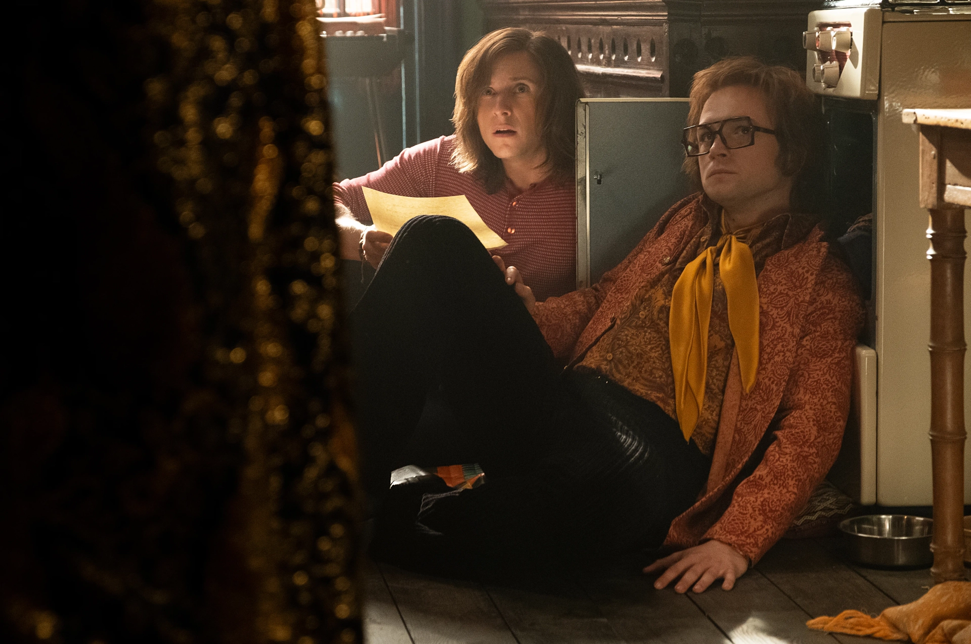 Jamie Bell and Taron Egerton in Rocketman (2019)