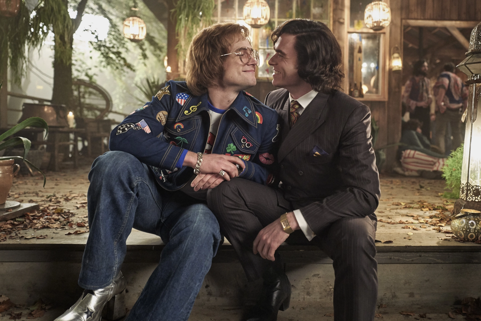 Richard Madden and Taron Egerton in Rocketman (2019)