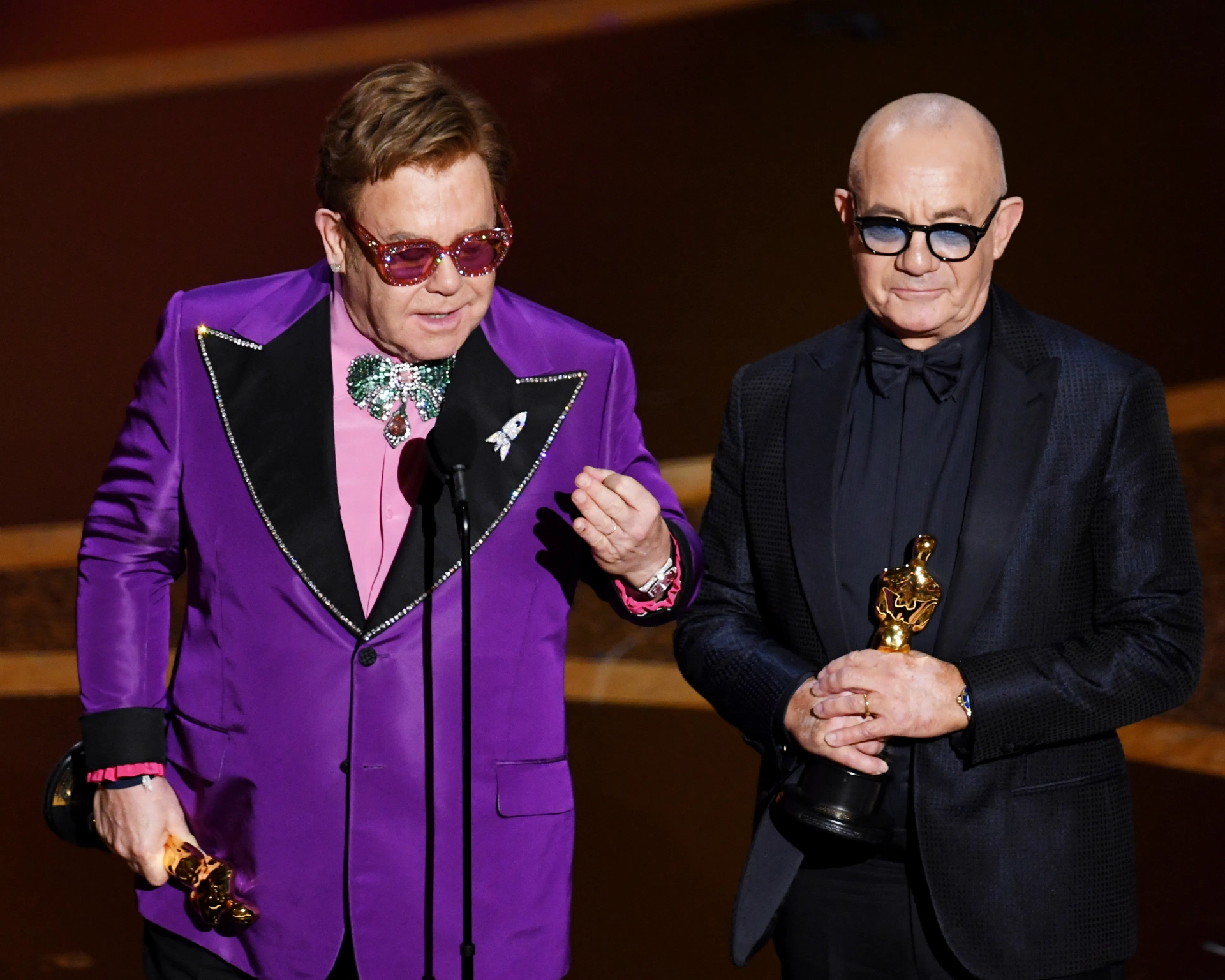 Elton John and Bernie Taupin at an event for The Oscars (2020)