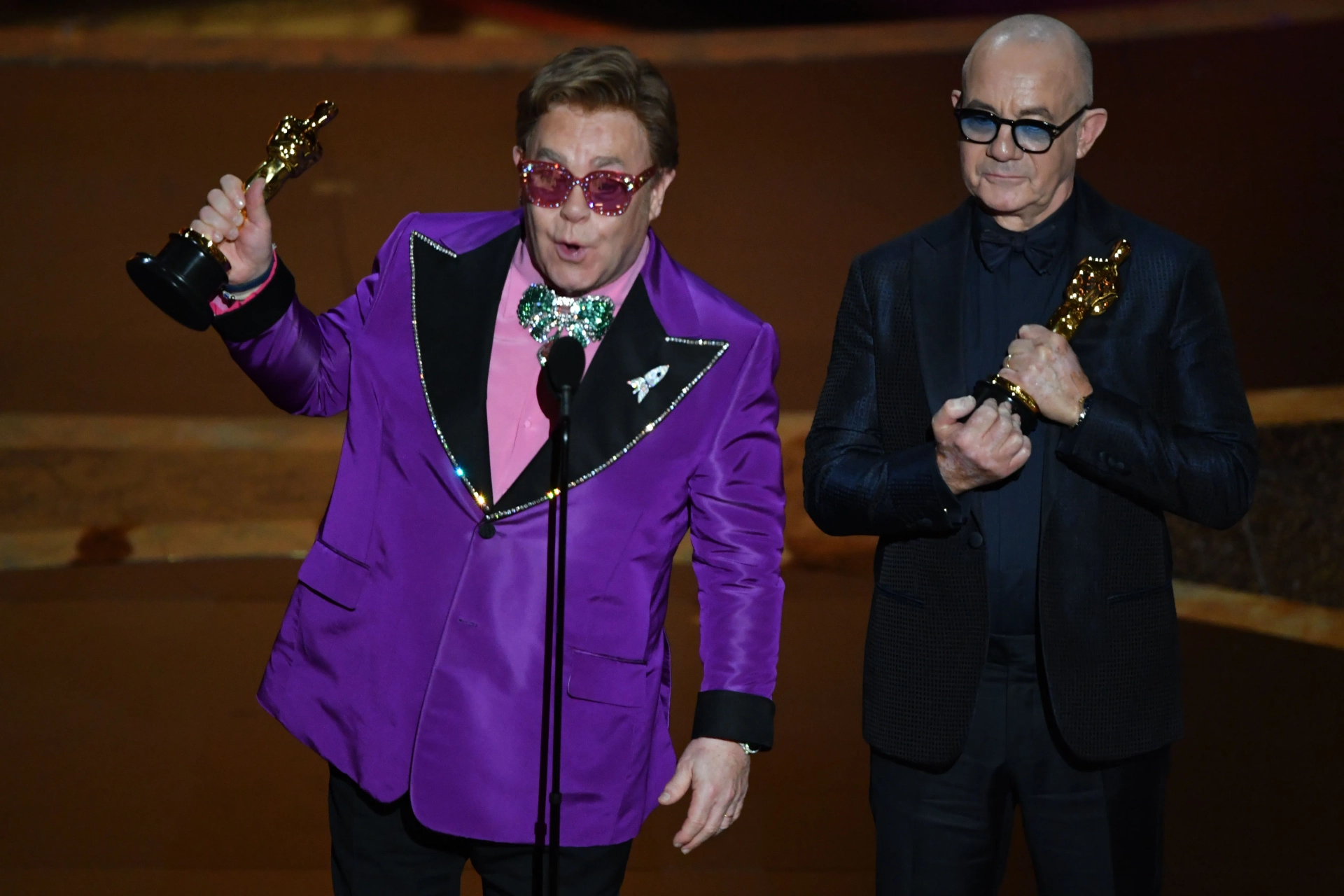 Elton John and Bernie Taupin at an event for The Oscars (2020)